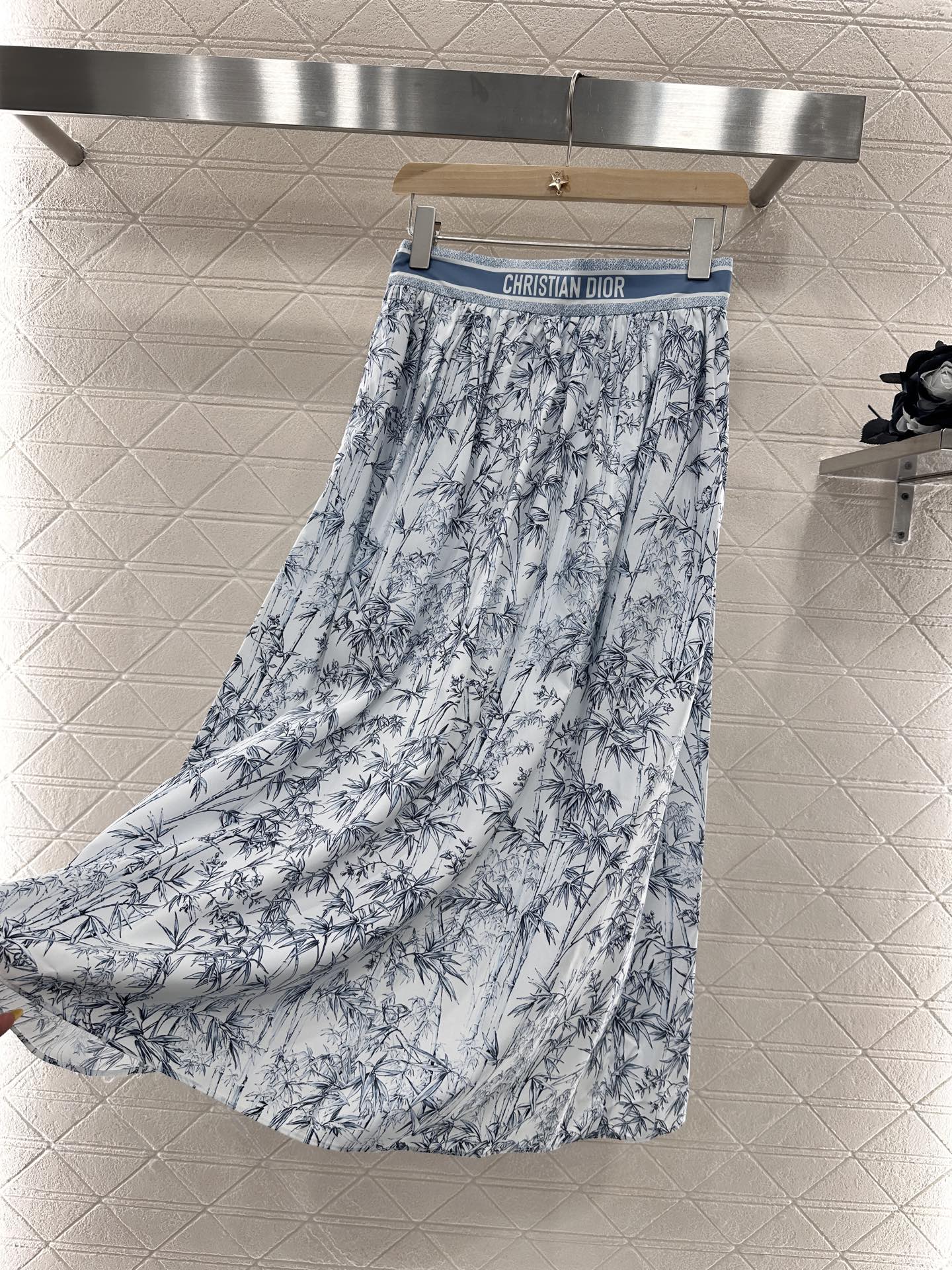 D*♥2025 new product Printed denim dress