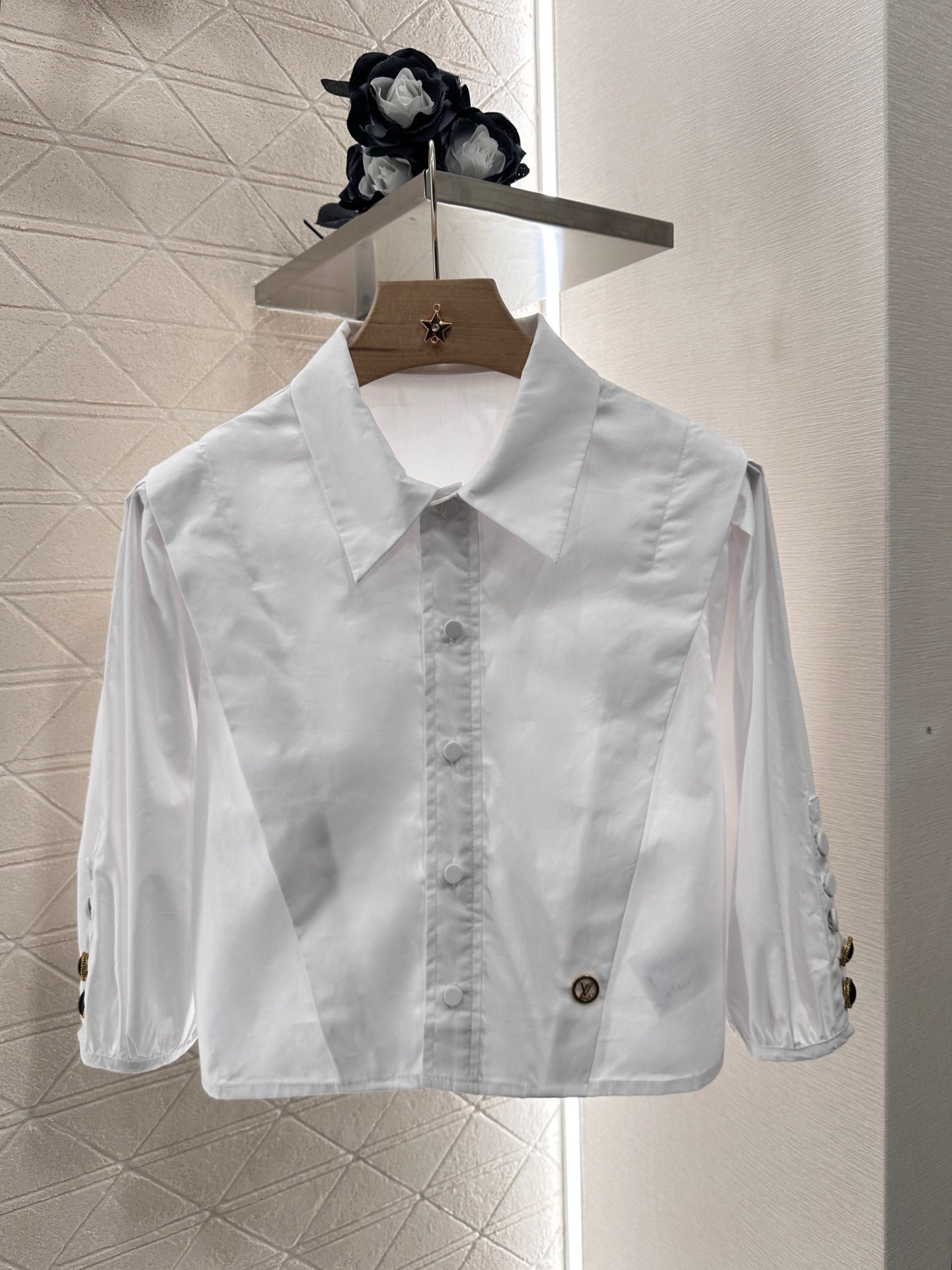 Louis*♥2025 new products Short mid-sleeve top