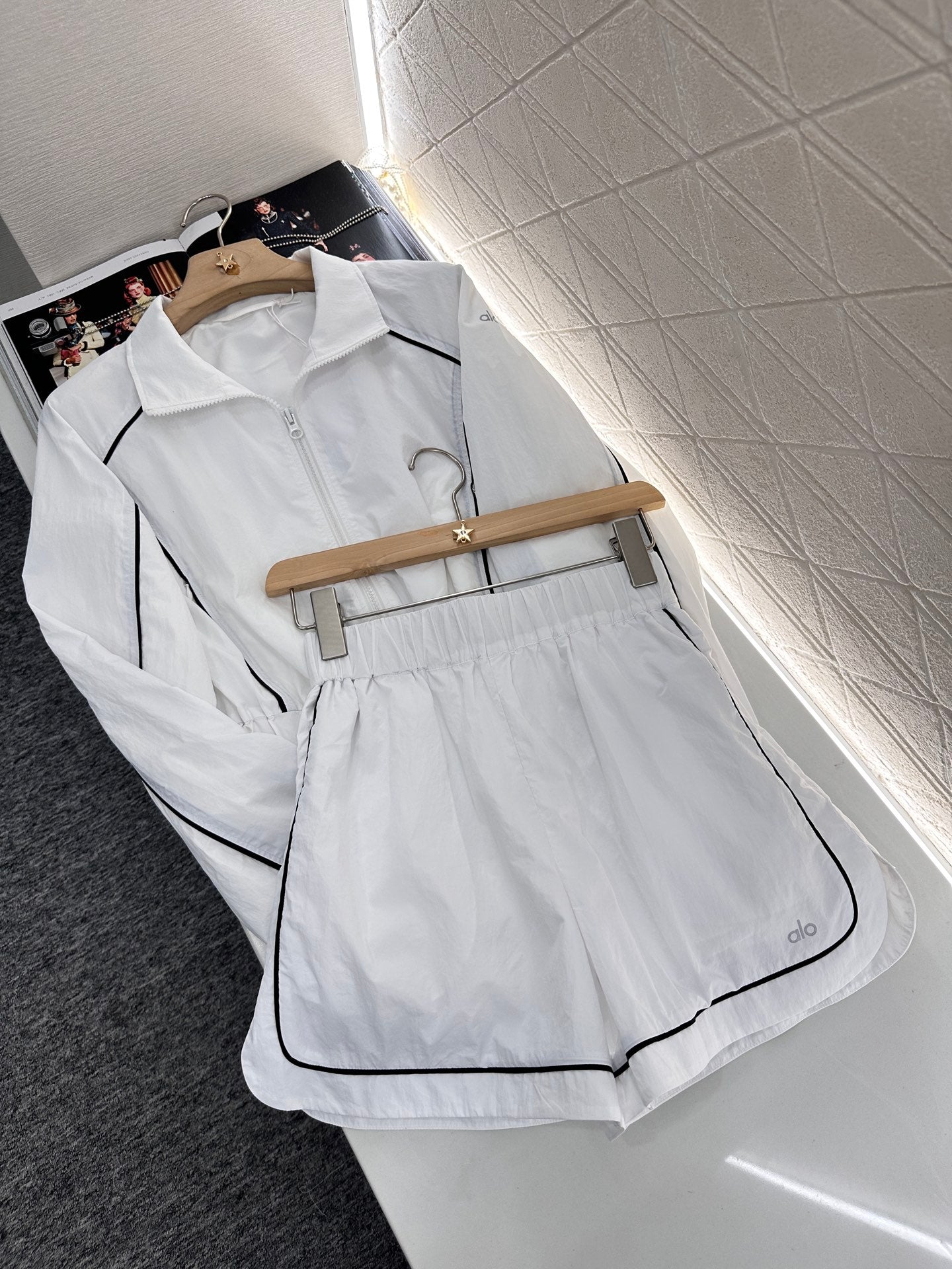 Alo*♥2025 new products Jacket, coat and shorts set