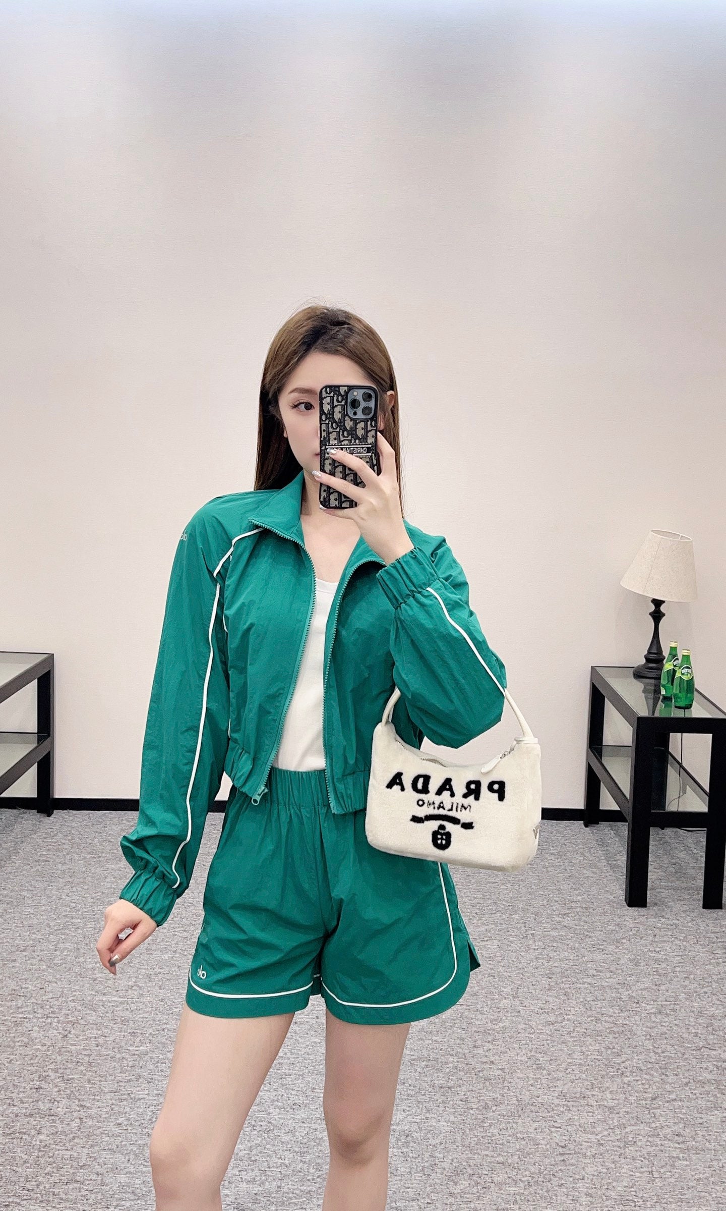 Alo*♥2025 new products Jacket, coat and shorts set