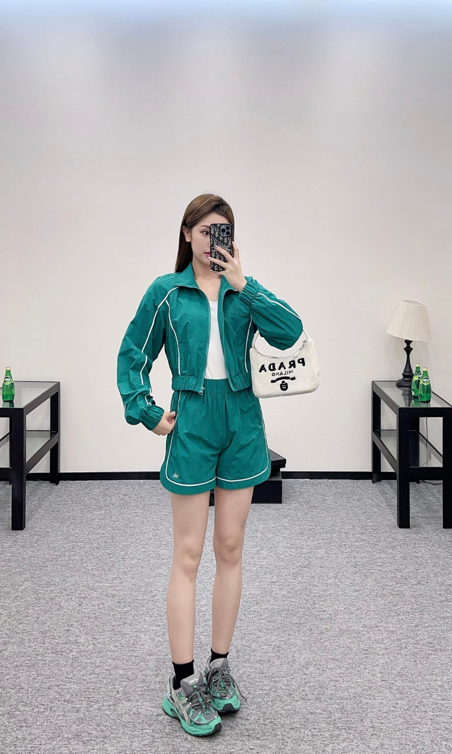 Alo*♥2025 new products Jacket, coat and shorts set