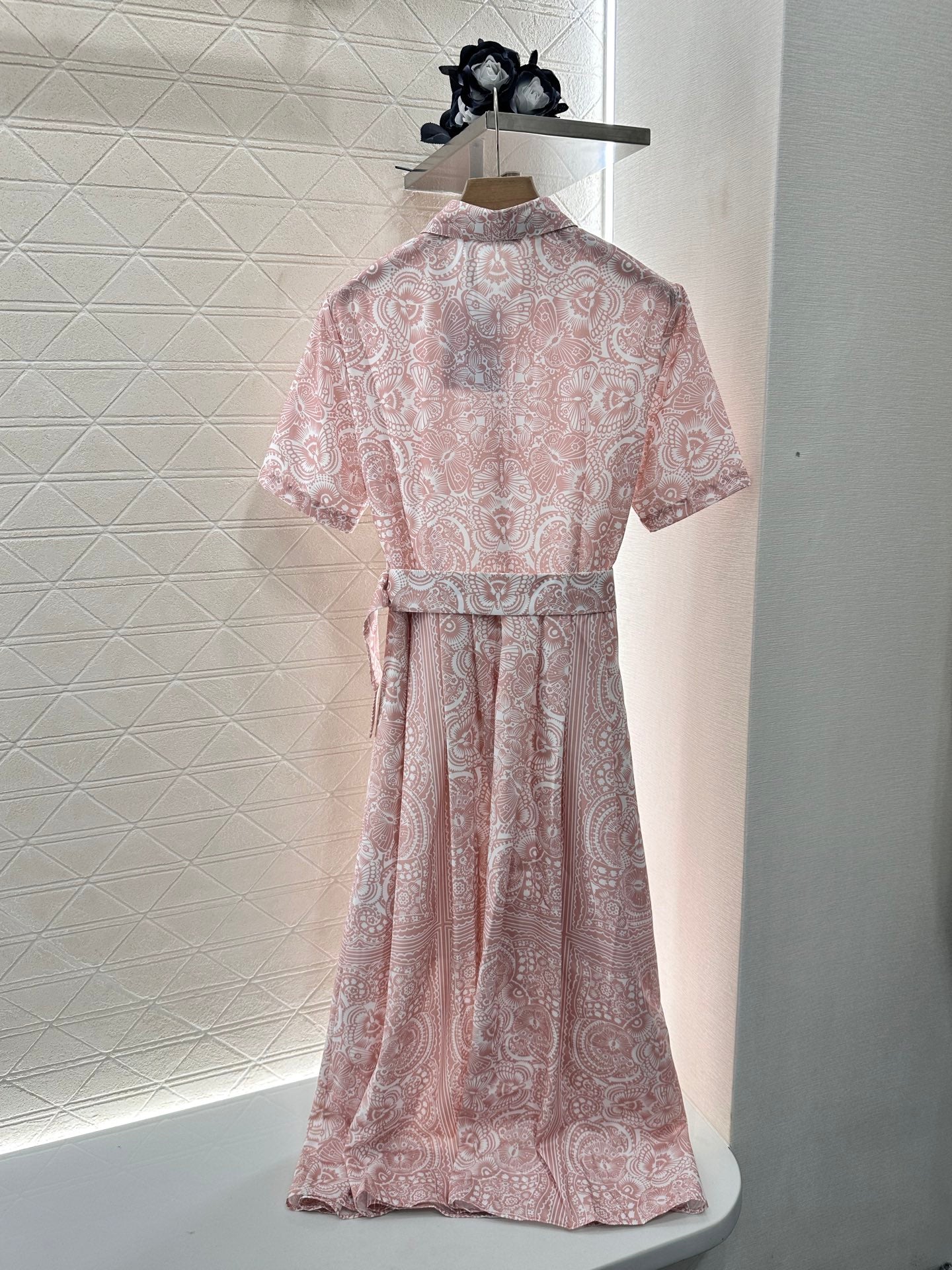 D*♥2025 new product Printed belt long skirt