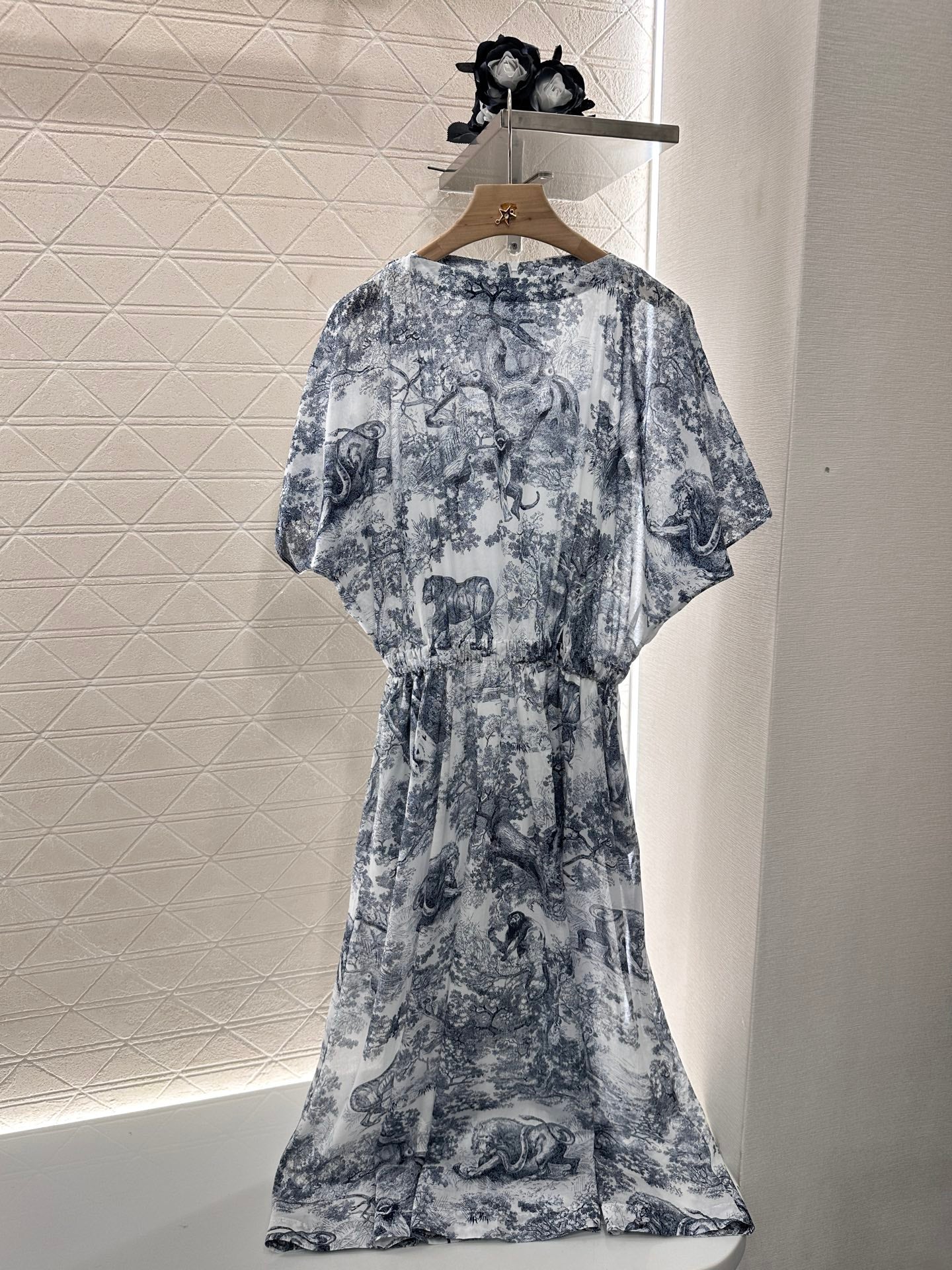 D*♥2025 new product Printed denim dress