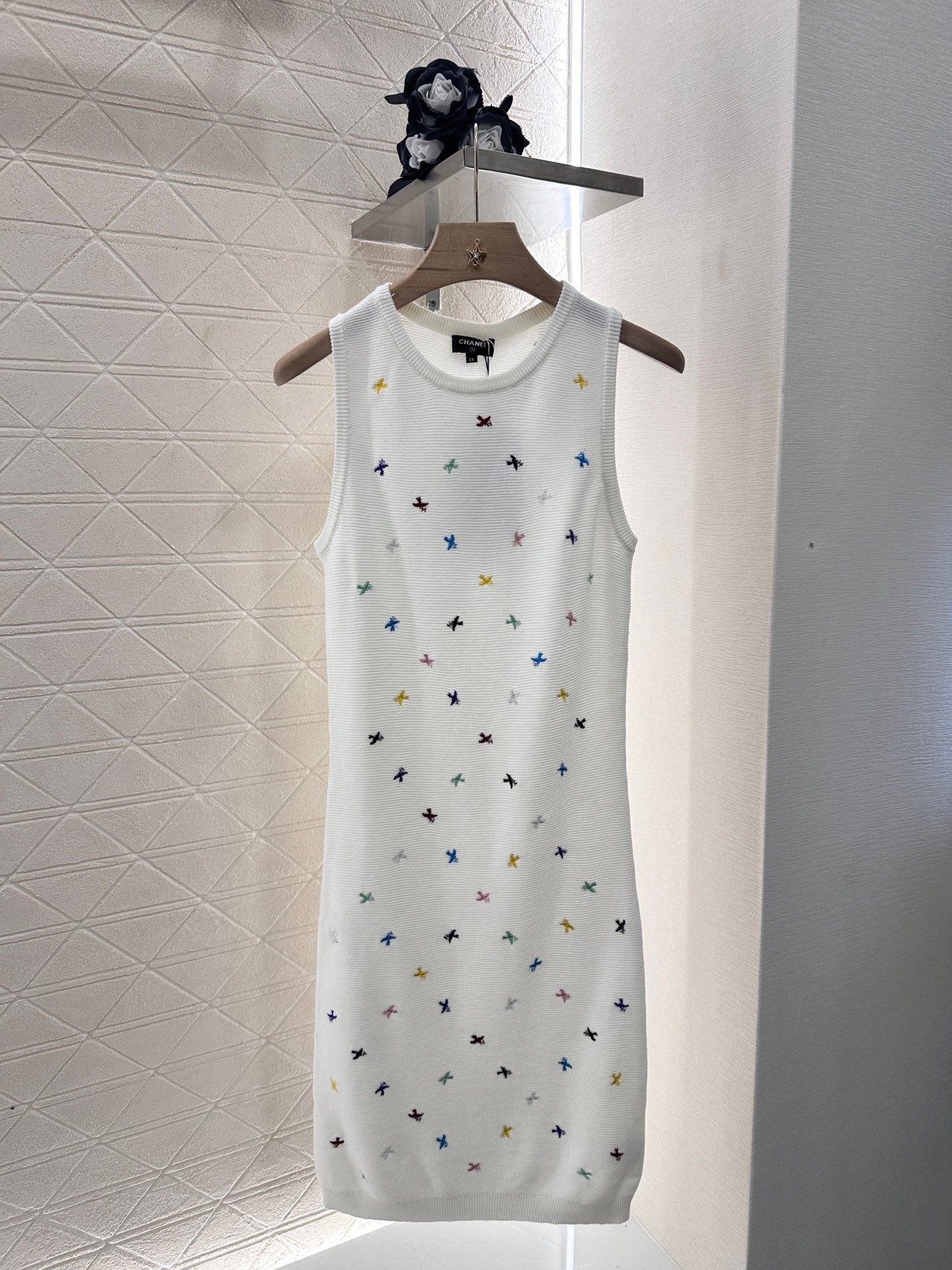 C*♥2025 new product Embroidered vest dress