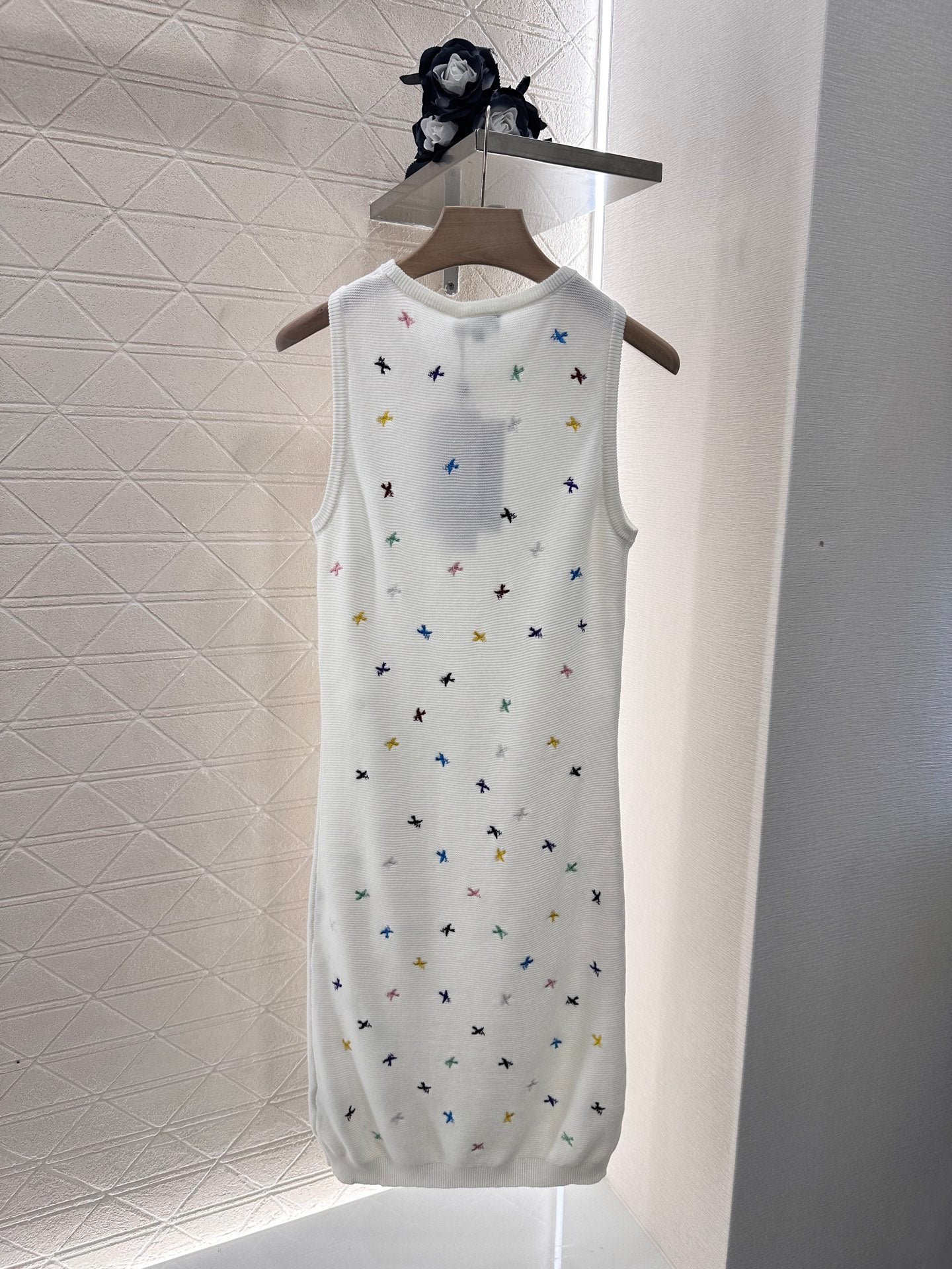 C*♥2025 new product Embroidered vest dress