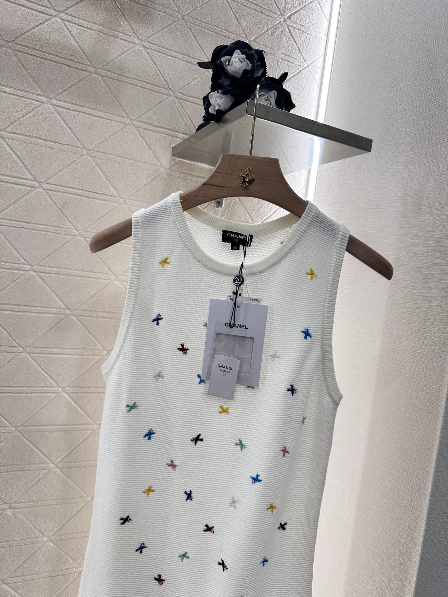 C*♥2025 new product Embroidered vest dress