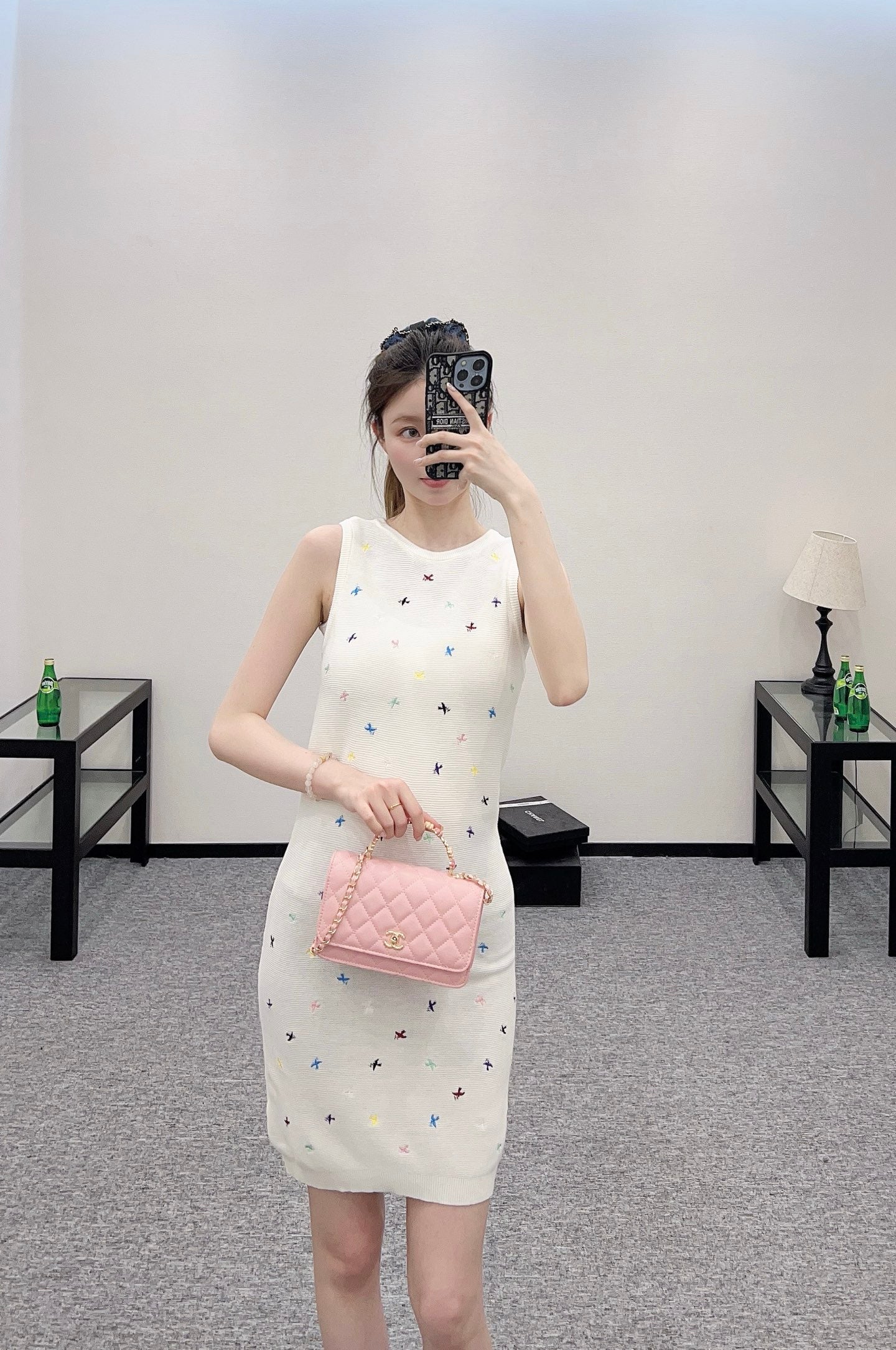 C*♥2025 new product Embroidered vest dress