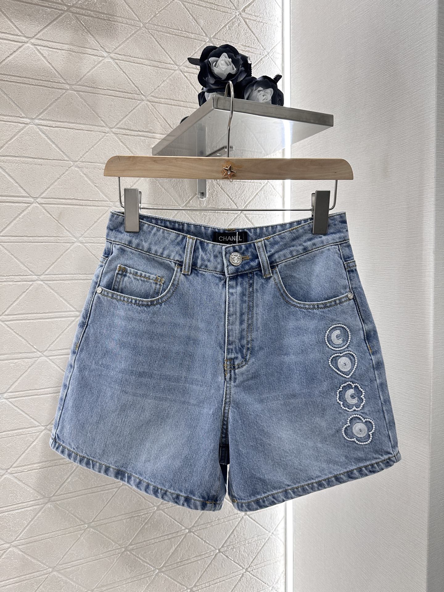 C*♥2025 new products Denim shorts