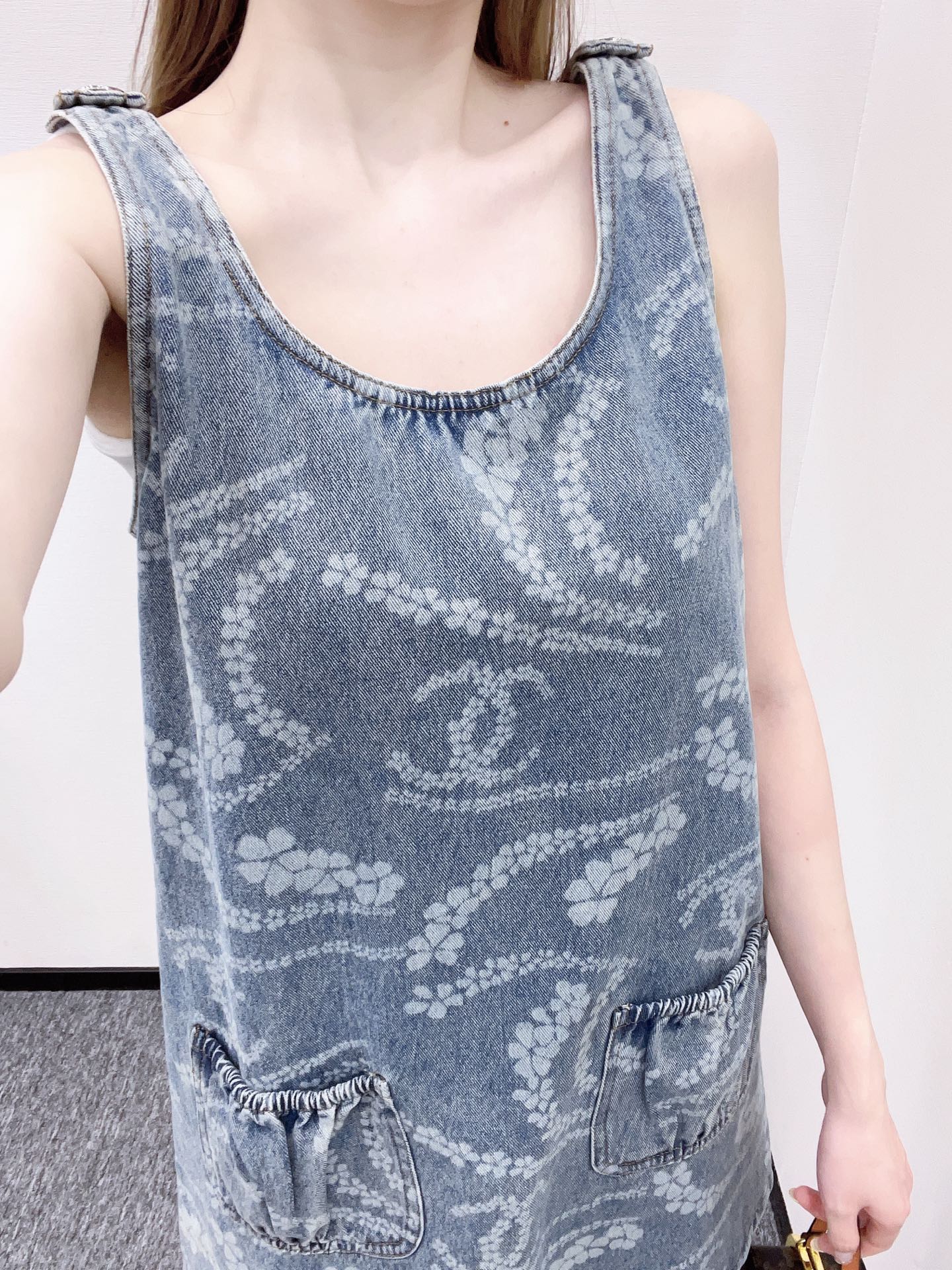 C*♥2025 new product Pocket vest dress