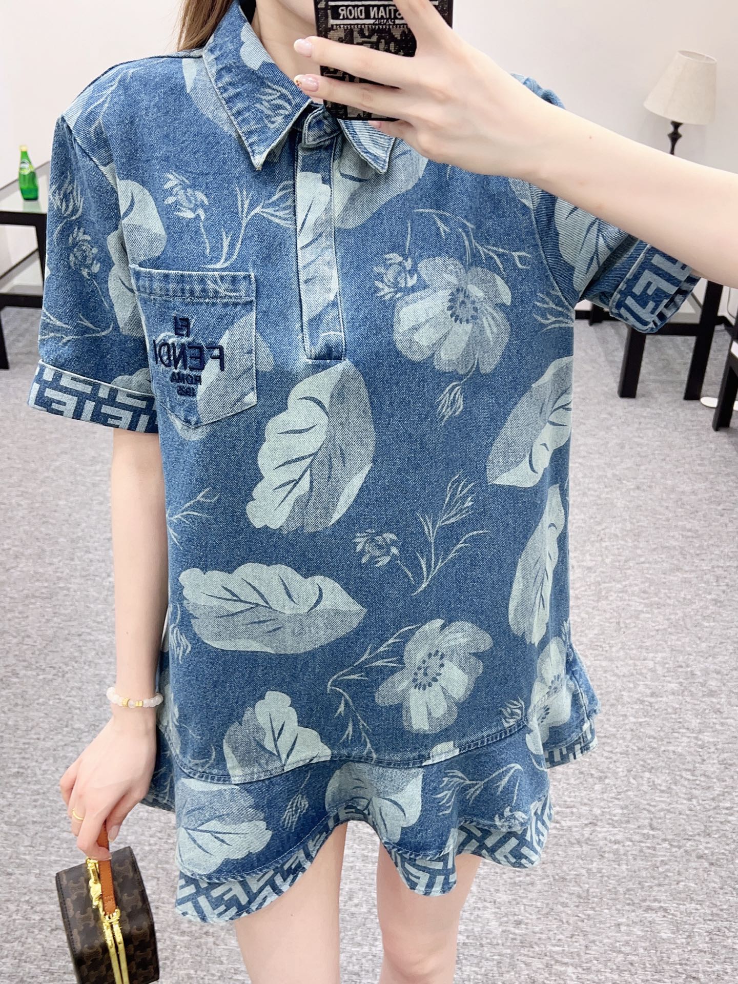 F*♥2025 new products Denim dress