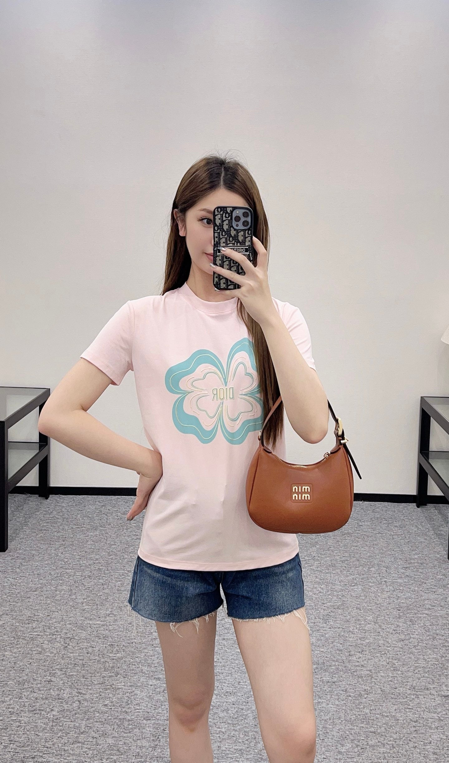 D*♥2025 new product Embroidered short sleeves