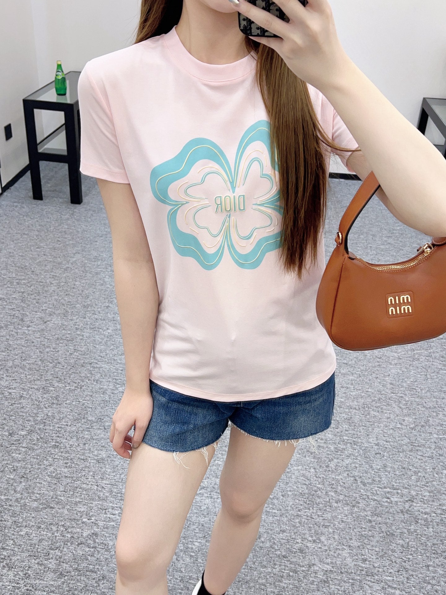 D*♥2025 new product Embroidered short sleeves