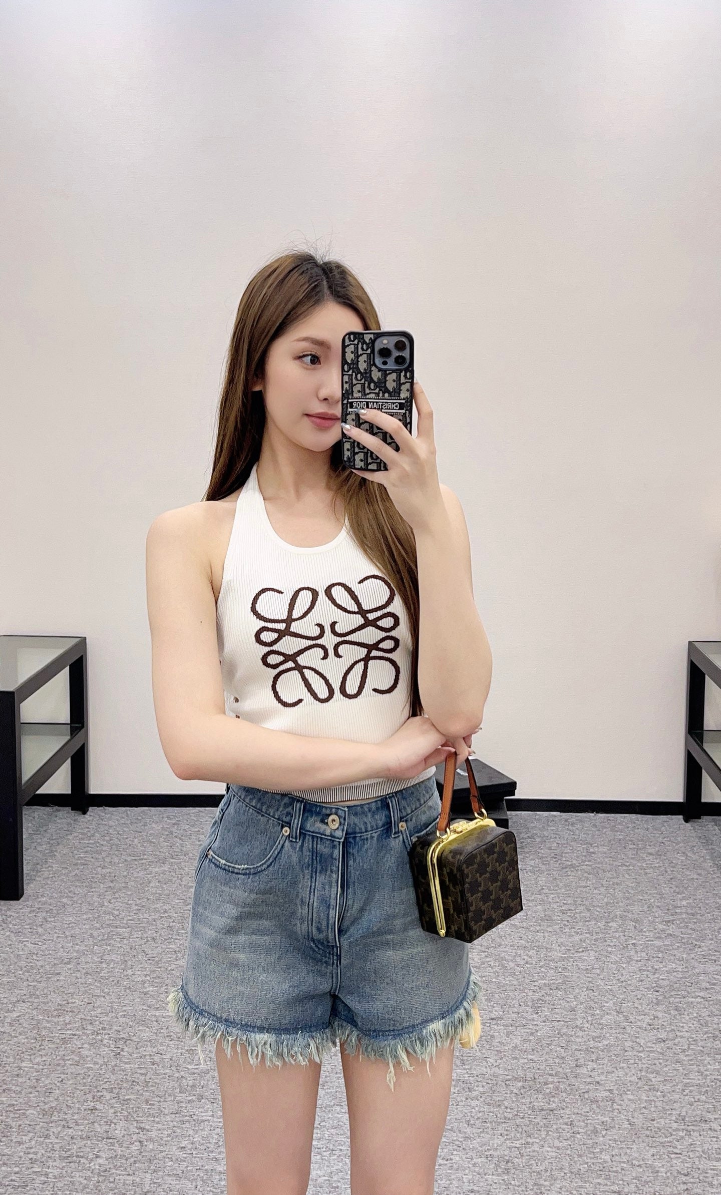 L*♥2025 new product Knitted vest