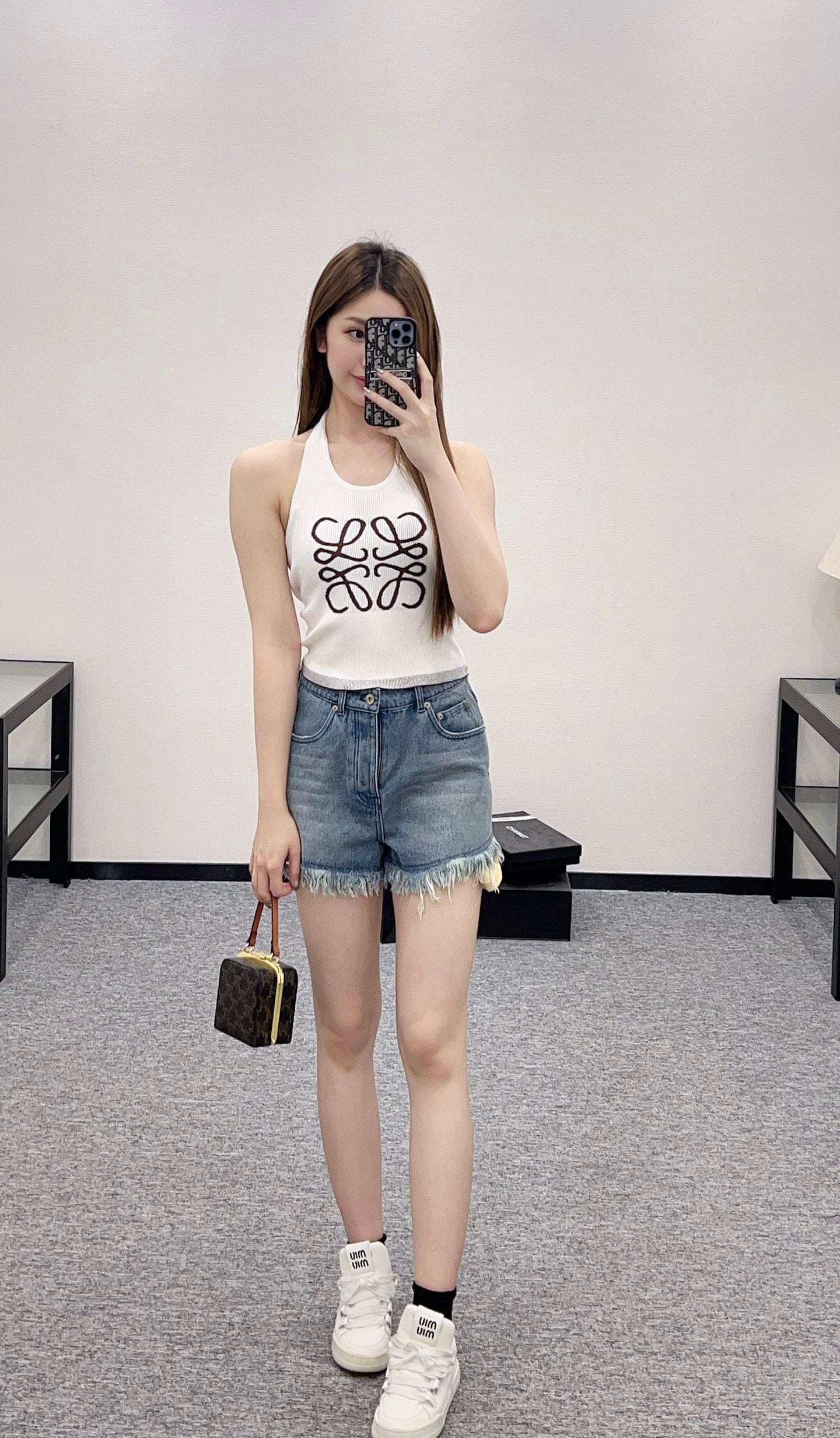 L*♥2025 new product Knitted vest