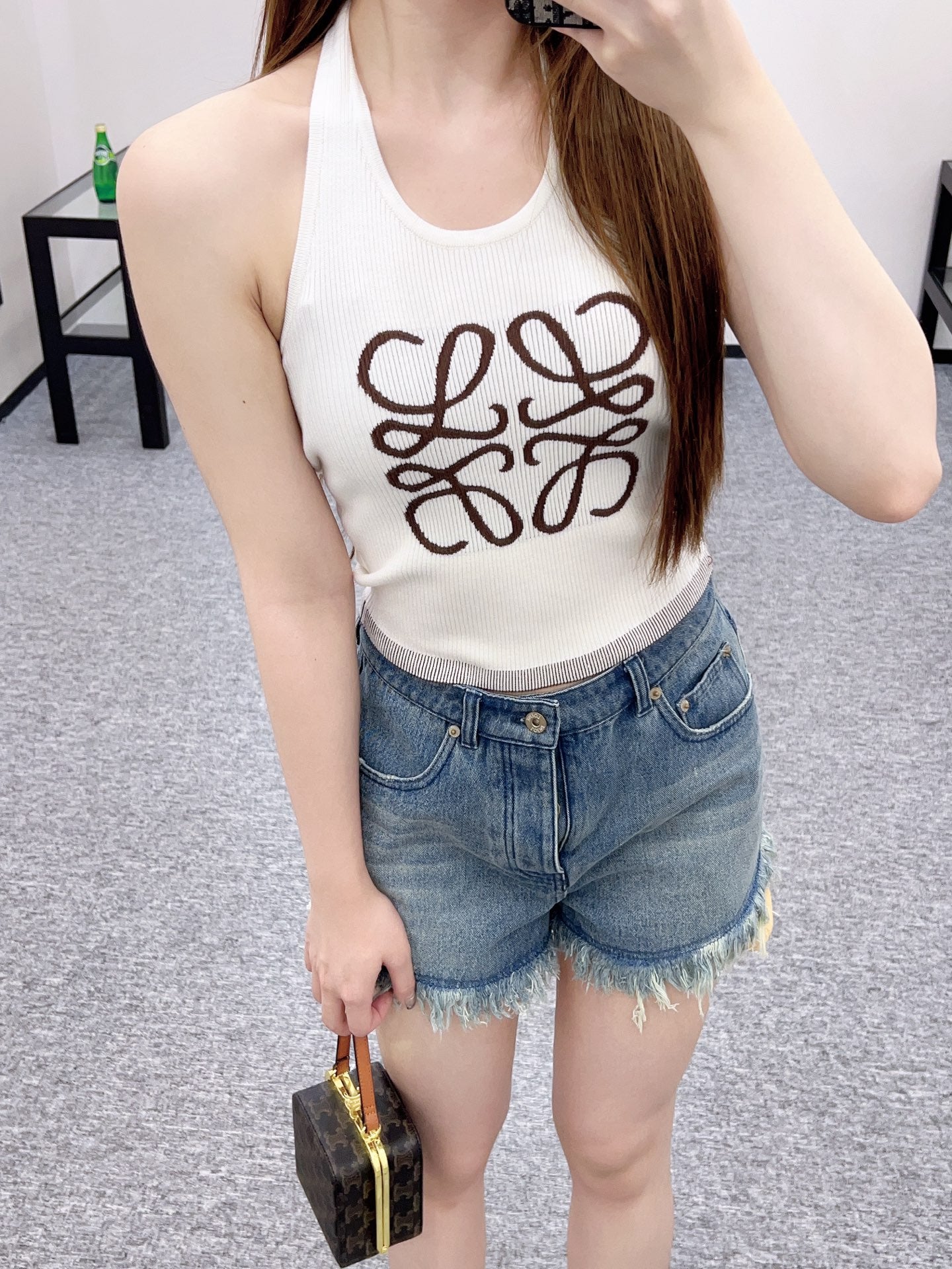 L*♥2025 new product Knitted vest