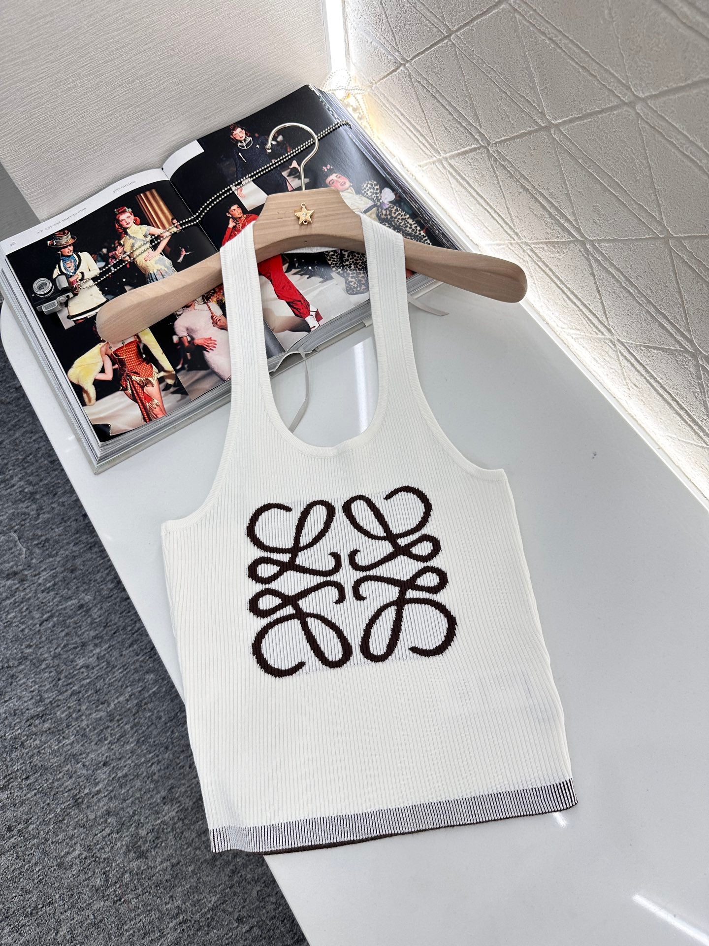L*♥2025 new product Knitted vest