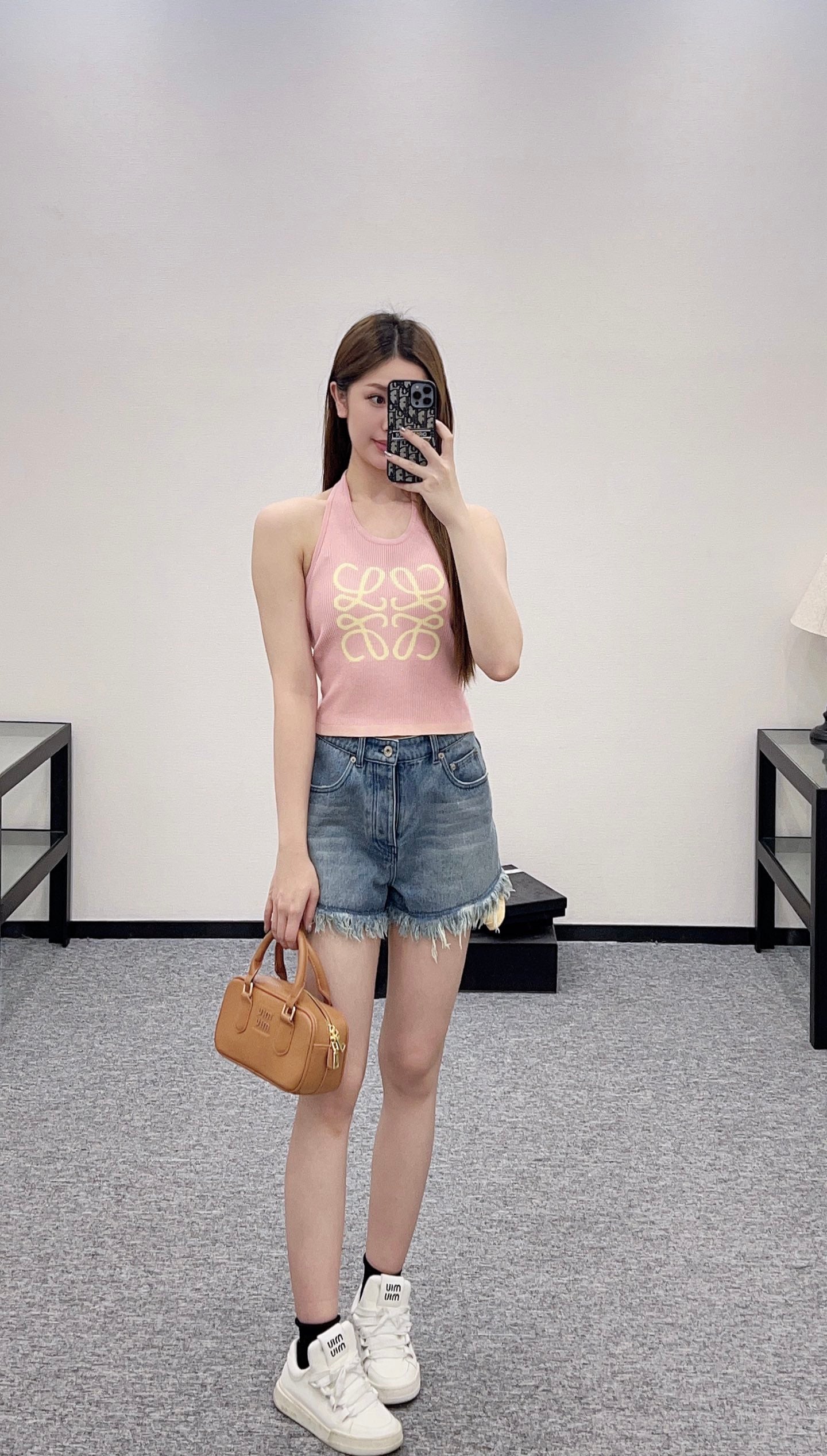 L*♥2025 new product Knitted vest