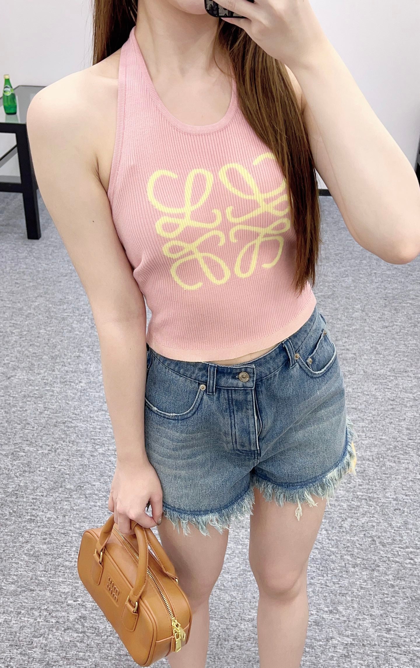 L*♥2025 new product Knitted vest