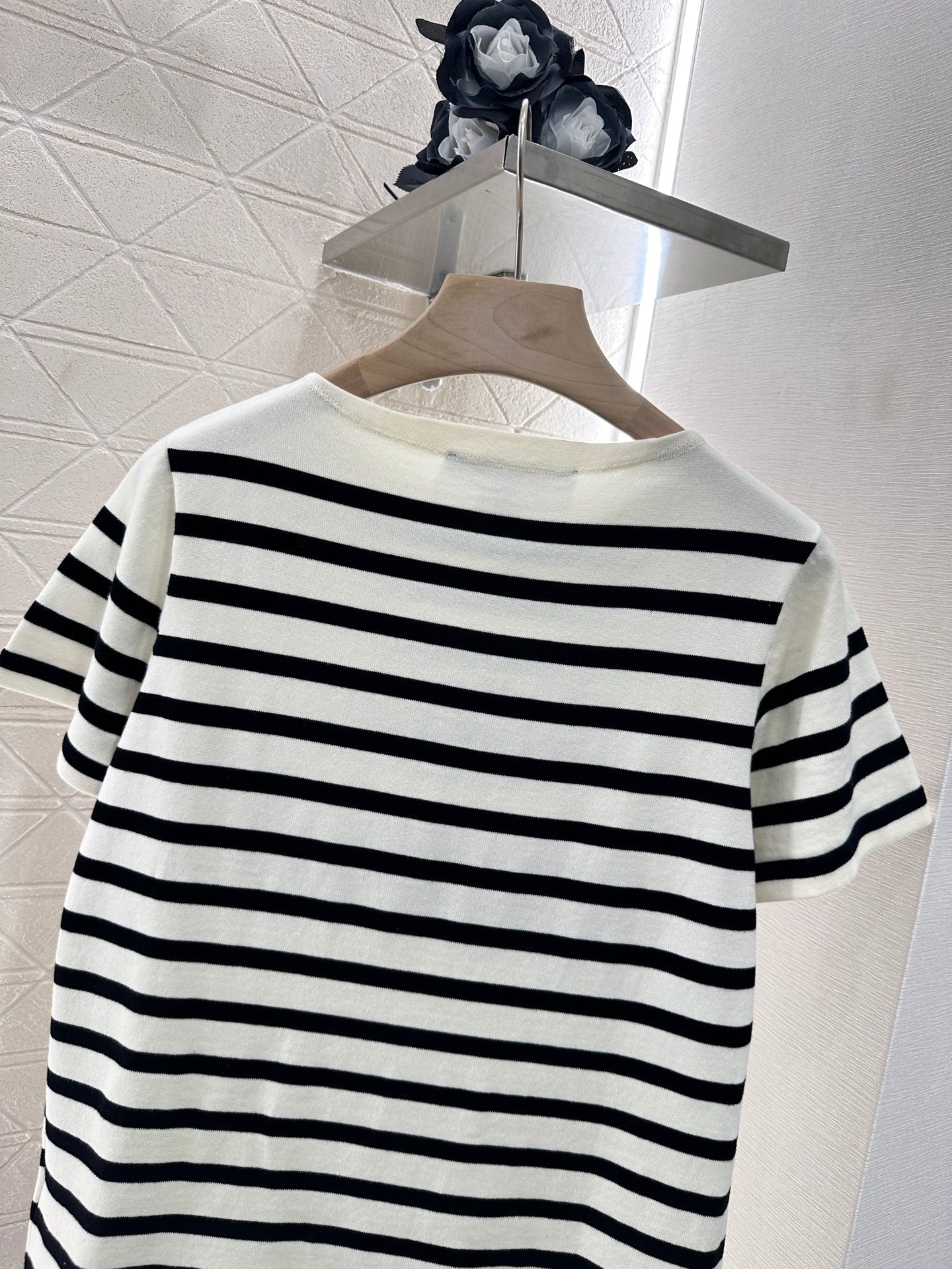 Louis*♥2025 new products Striped knitted top
