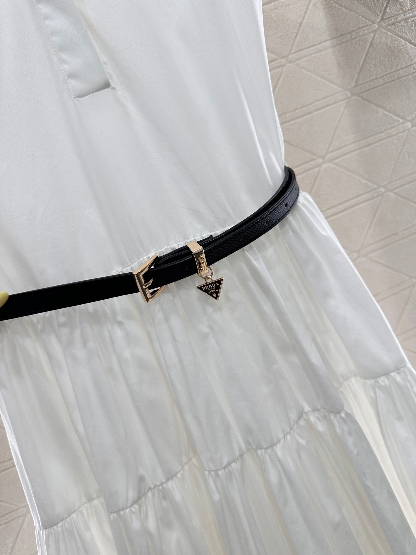 P*♥2025 new product Belt sleeveless long dress
