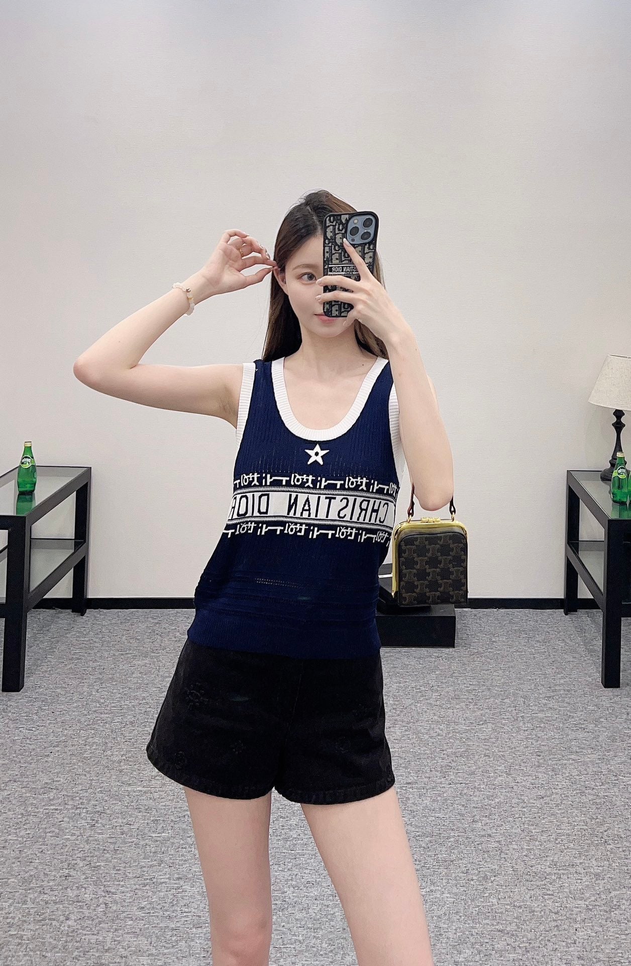 D*♥2025 new product Knitted vest