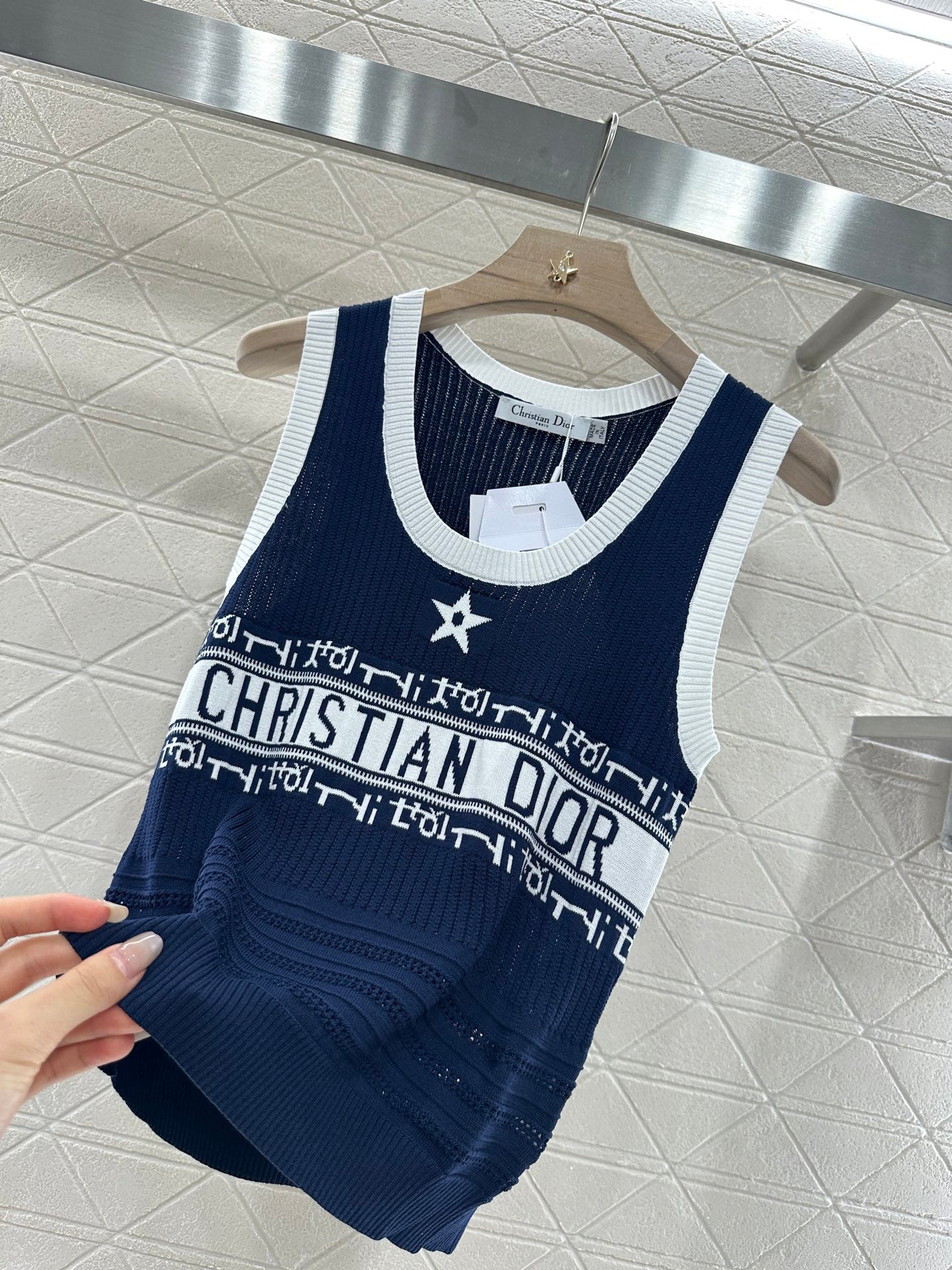 D*♥2025 new product Knitted vest