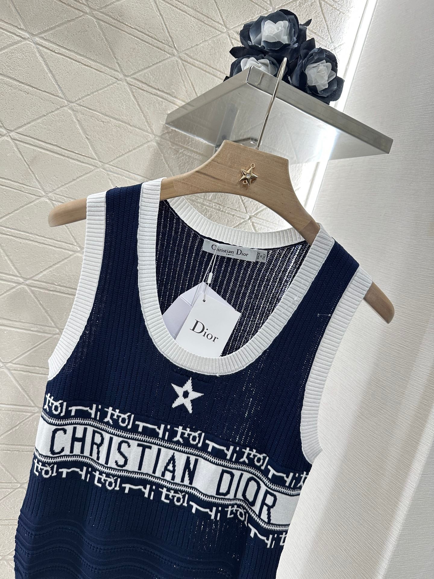 D*♥2025 new product Knitted vest