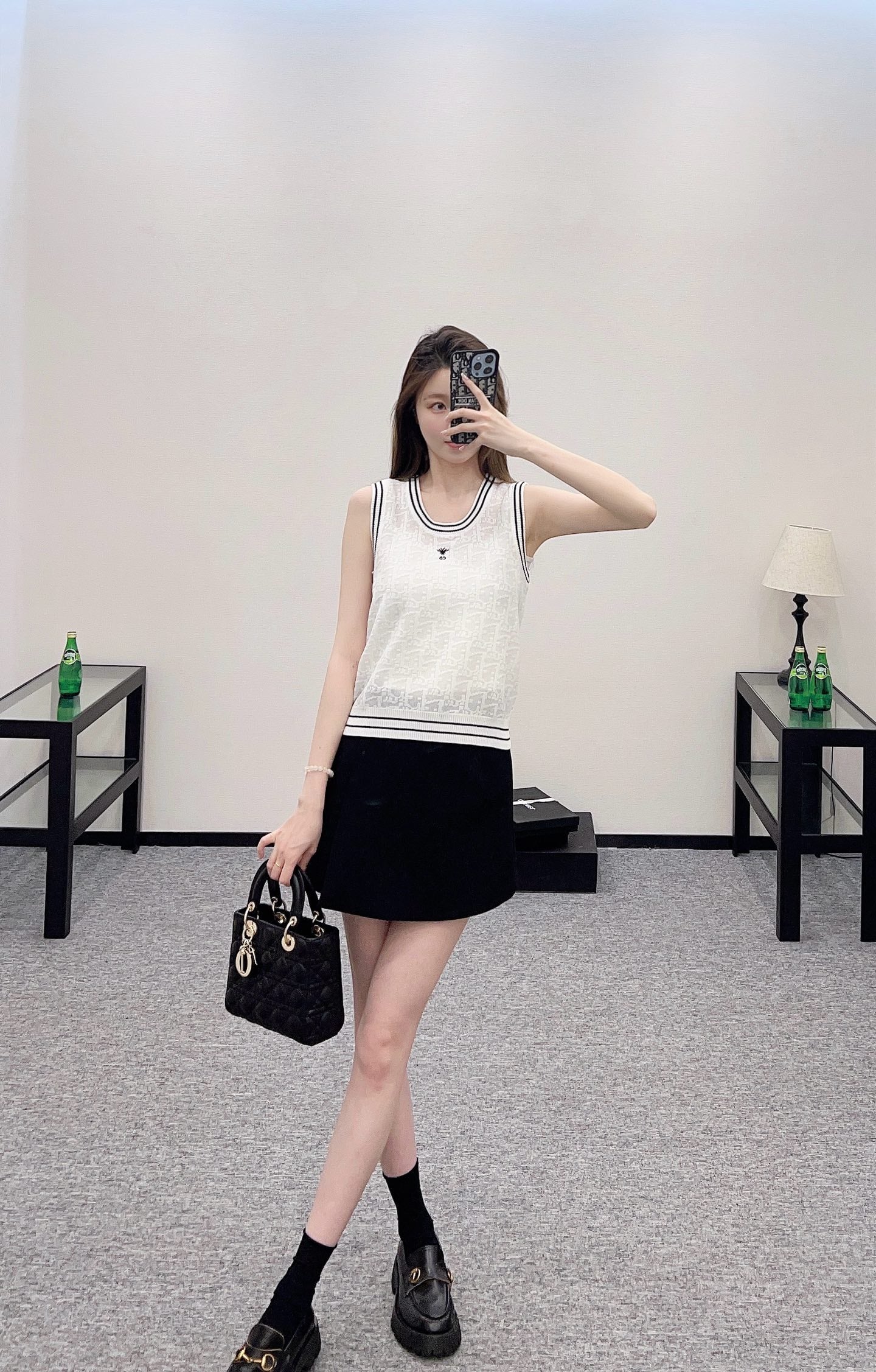 D*♥2025 new product Knitted vest