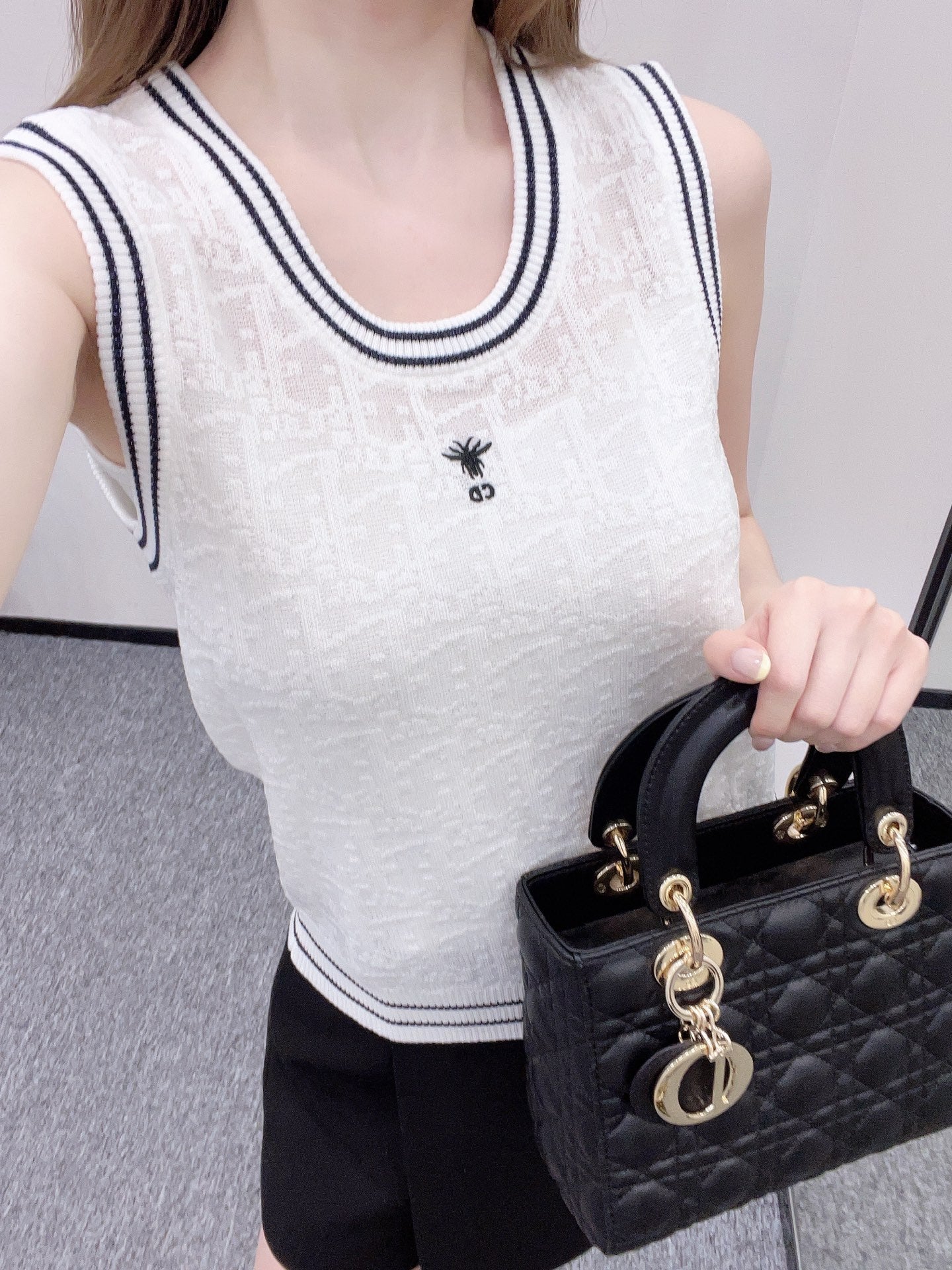 D*♥2025 new product Knitted vest