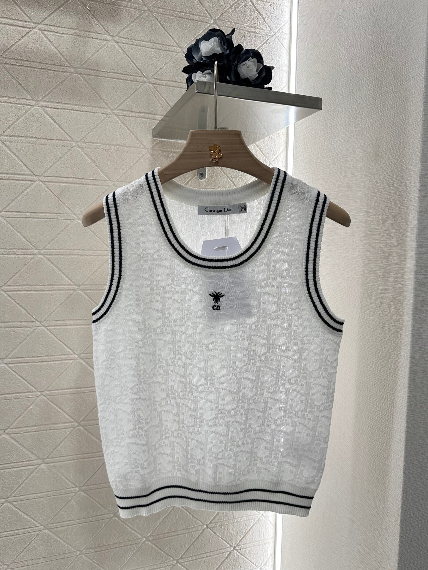 D*♥2025 new product Knitted vest