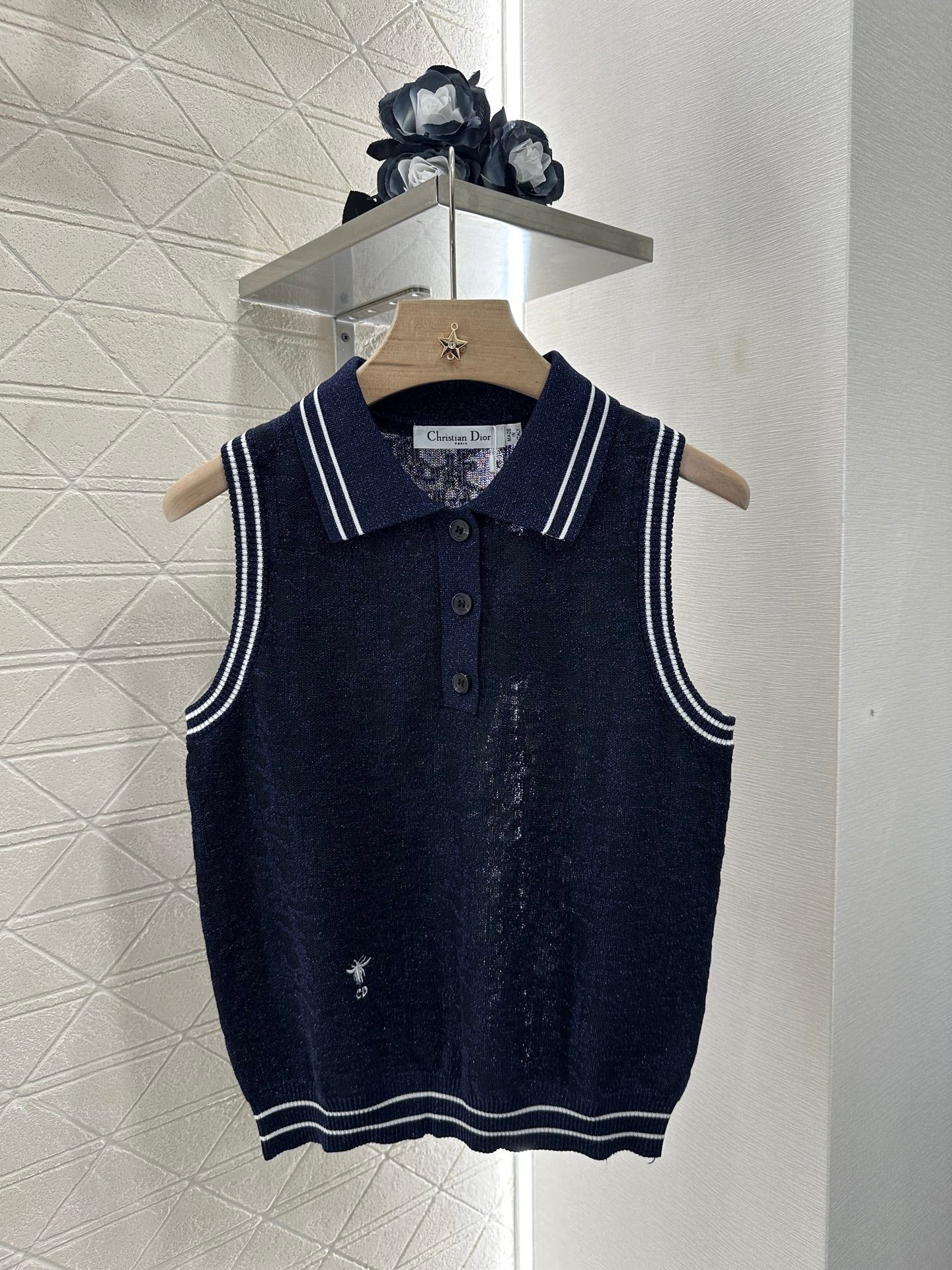 D*♥2025 new product Knitted vest