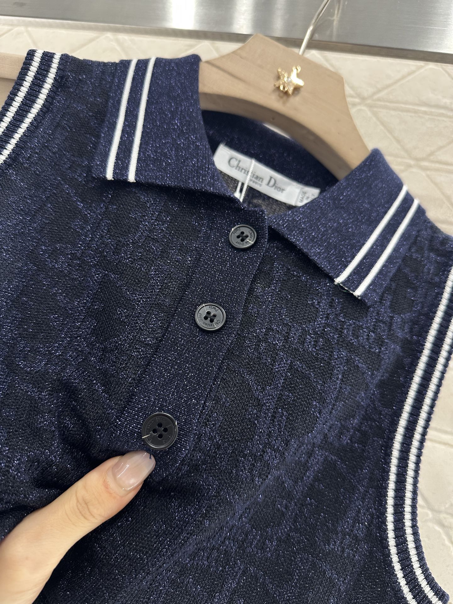 D*♥2025 new product Knitted vest