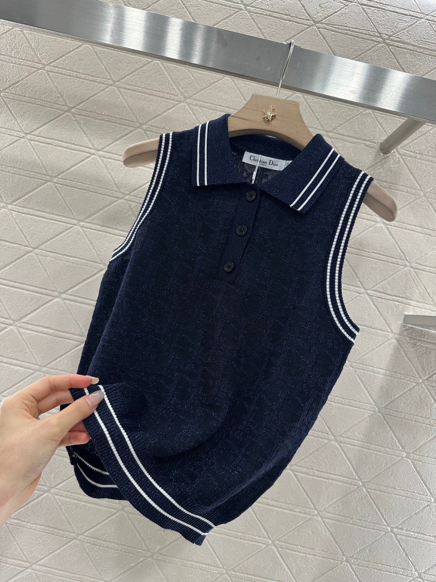 D*♥2025 new product Knitted vest