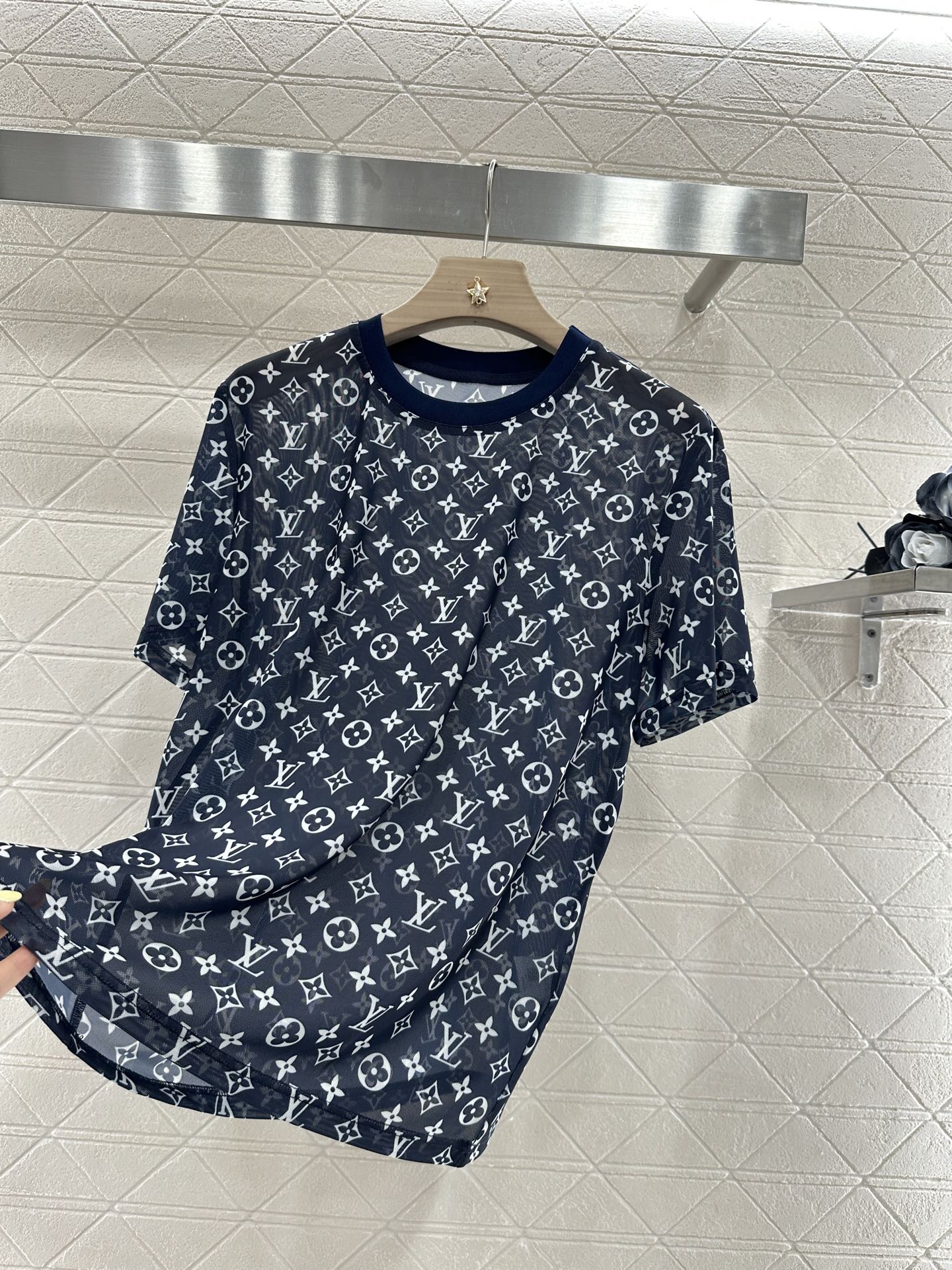Louis*♥2025 new products Transparent short sleeves