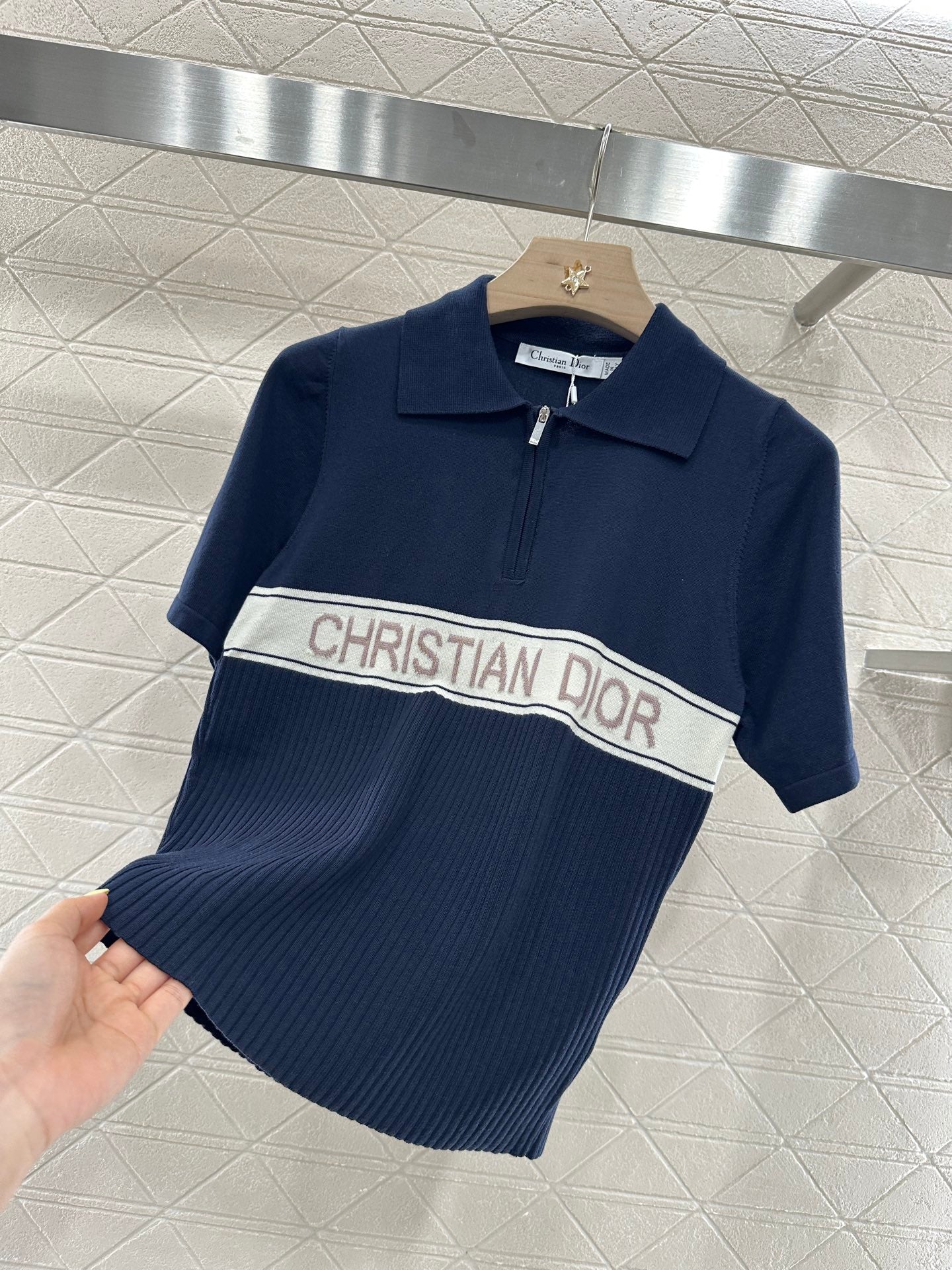 D*♥2025 new product Knitted short sleeves
