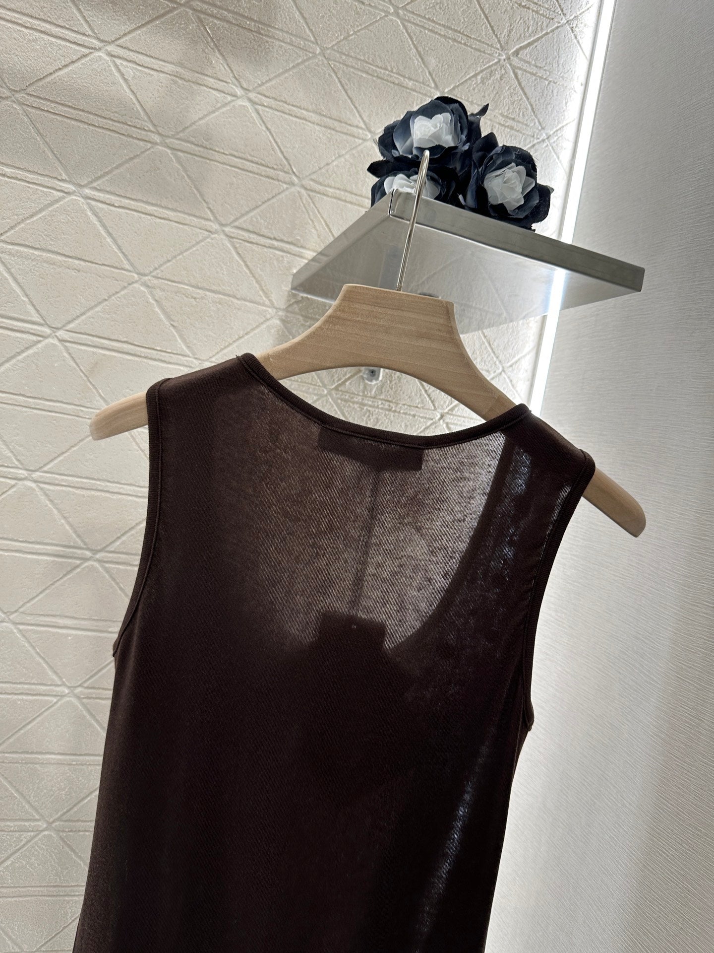 Mi*mi*♥2025 new product Beaded cotton vest