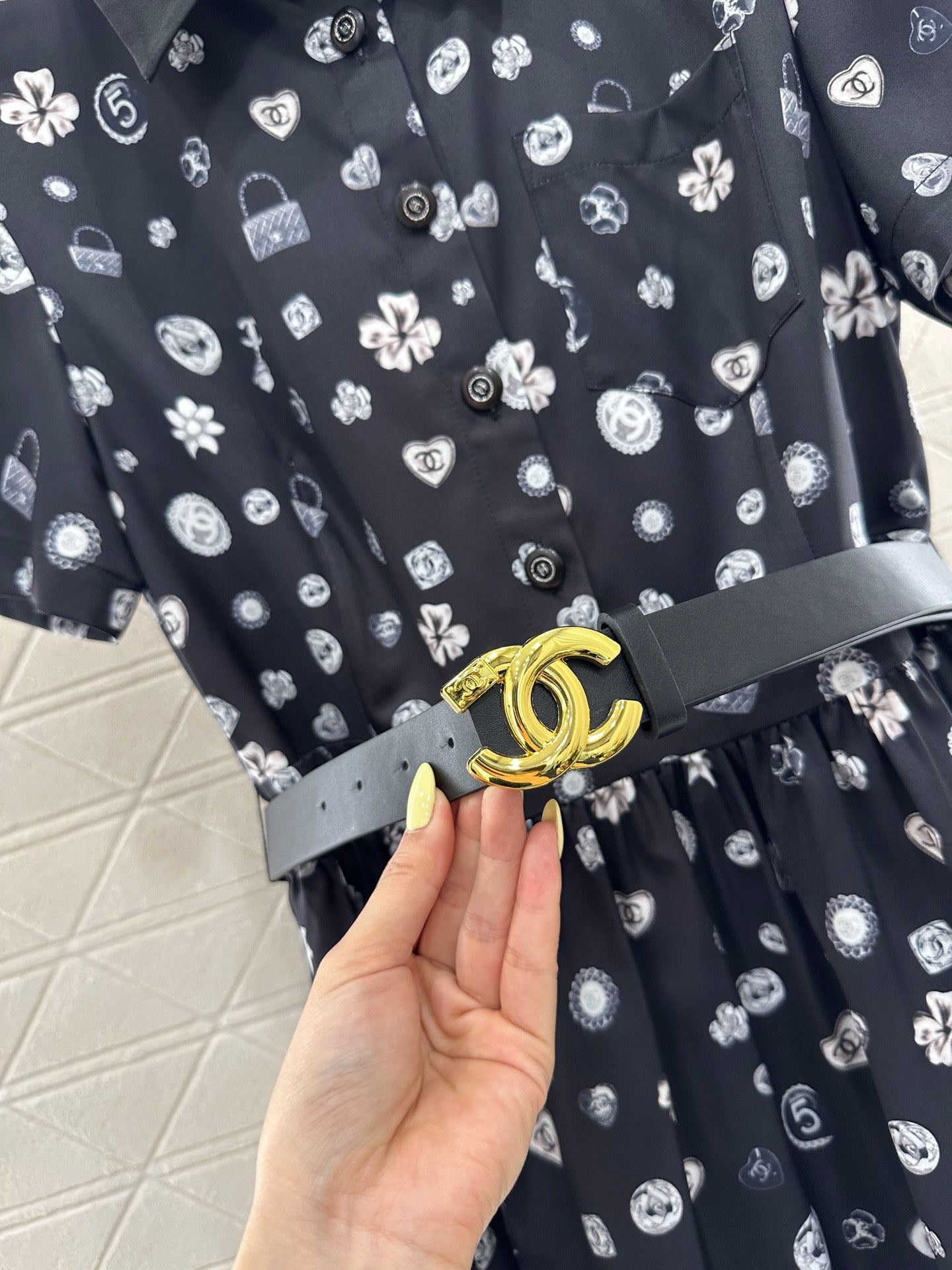C*♥2025 new arrivals Printed dress