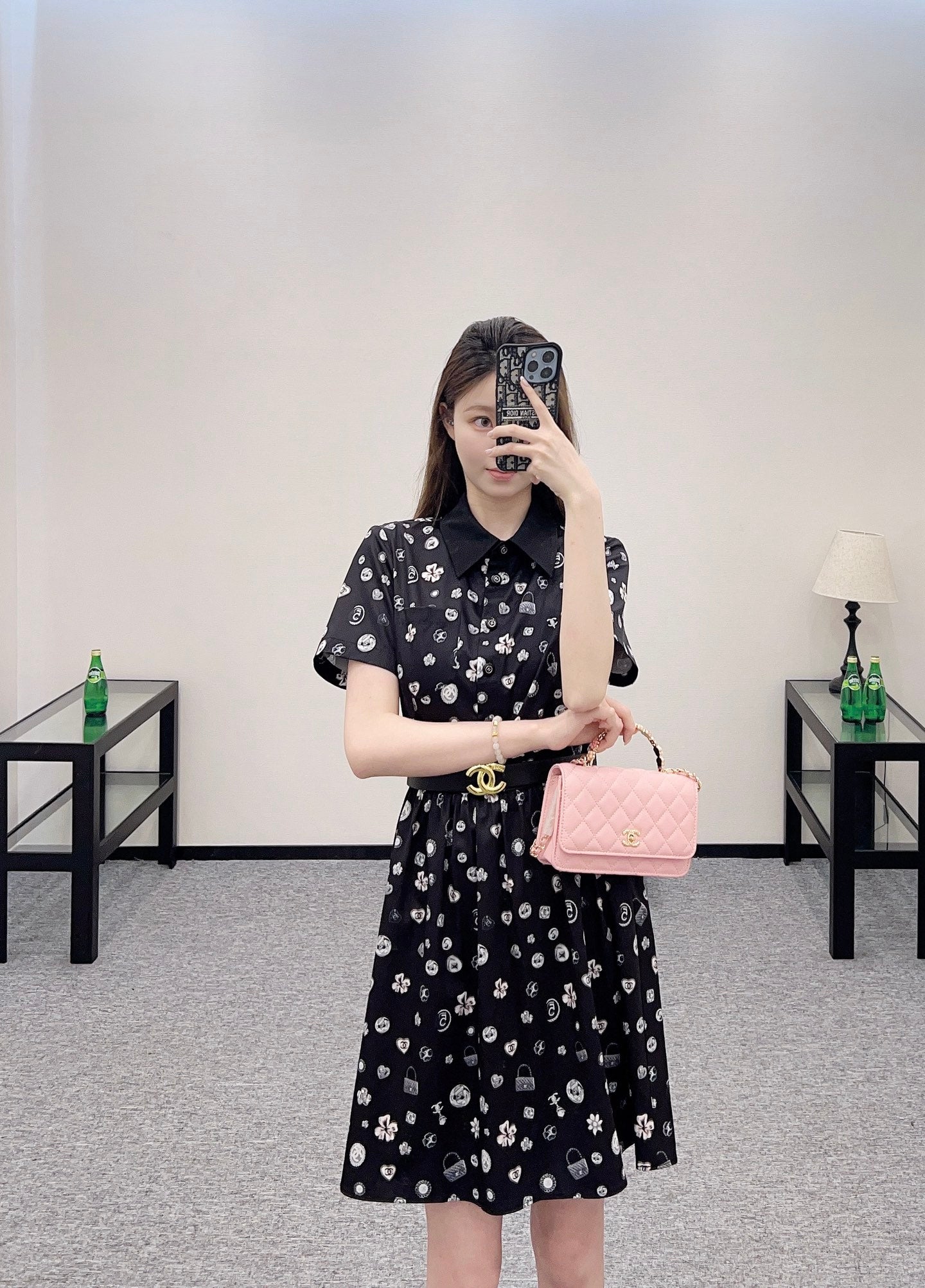 C*♥2025 new arrivals Printed dress