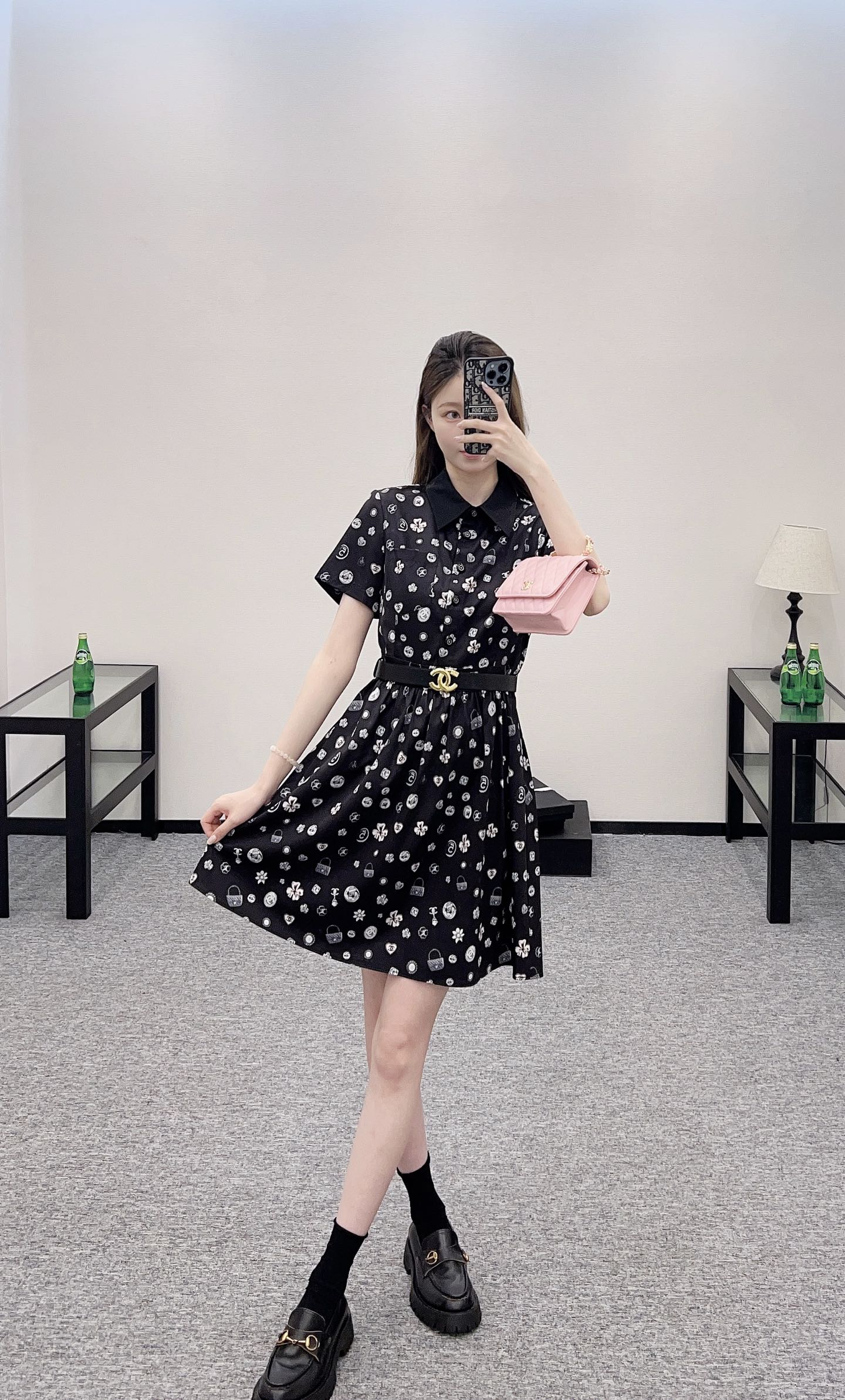 C*♥2025 new arrivals Printed dress