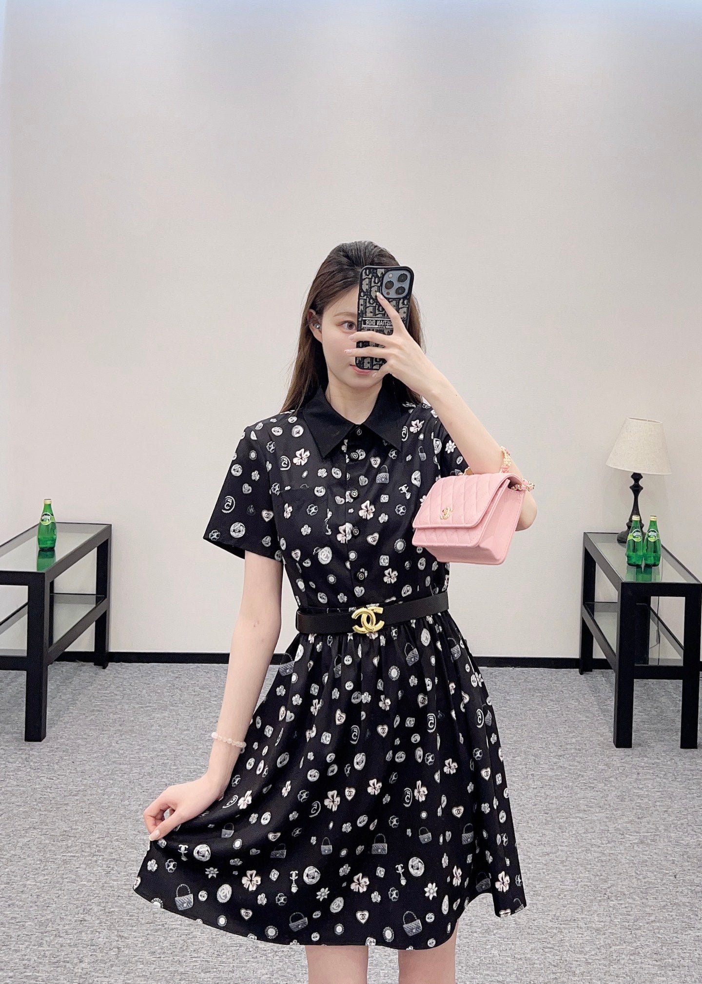 C*♥2025 new arrivals Printed dress