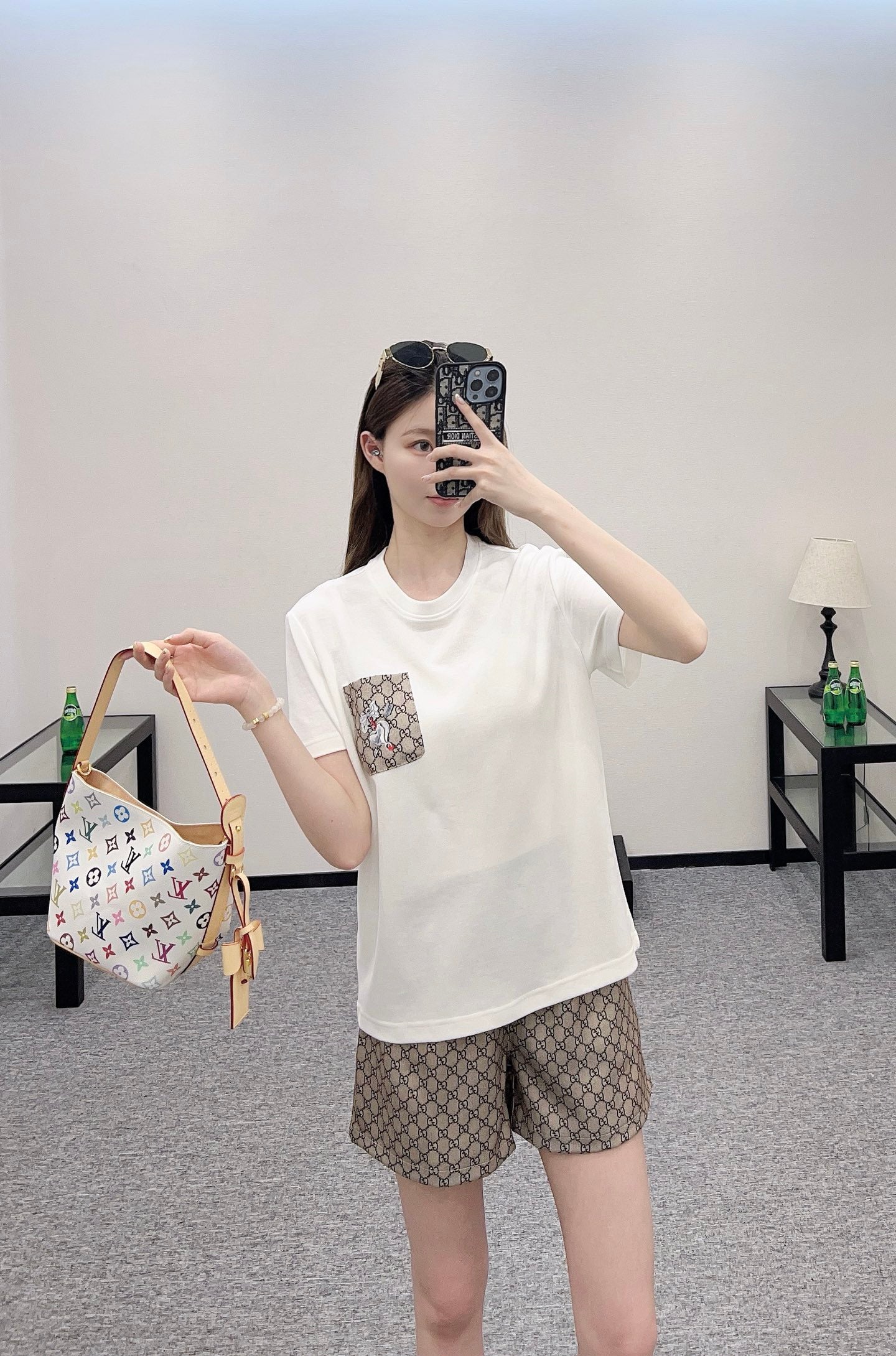 G*♥2025 new product Short-sleeved printed suit