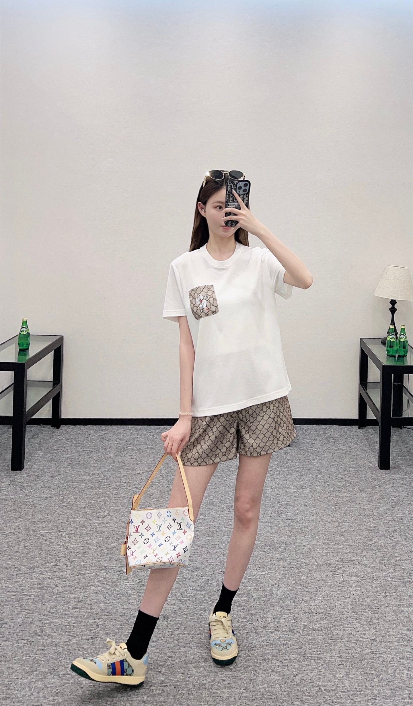 G*♥2025 new product Short-sleeved printed suit