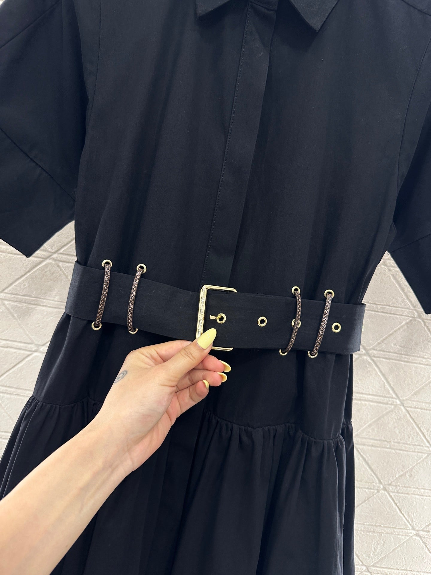 Louis *♥2025 new products Belt dress