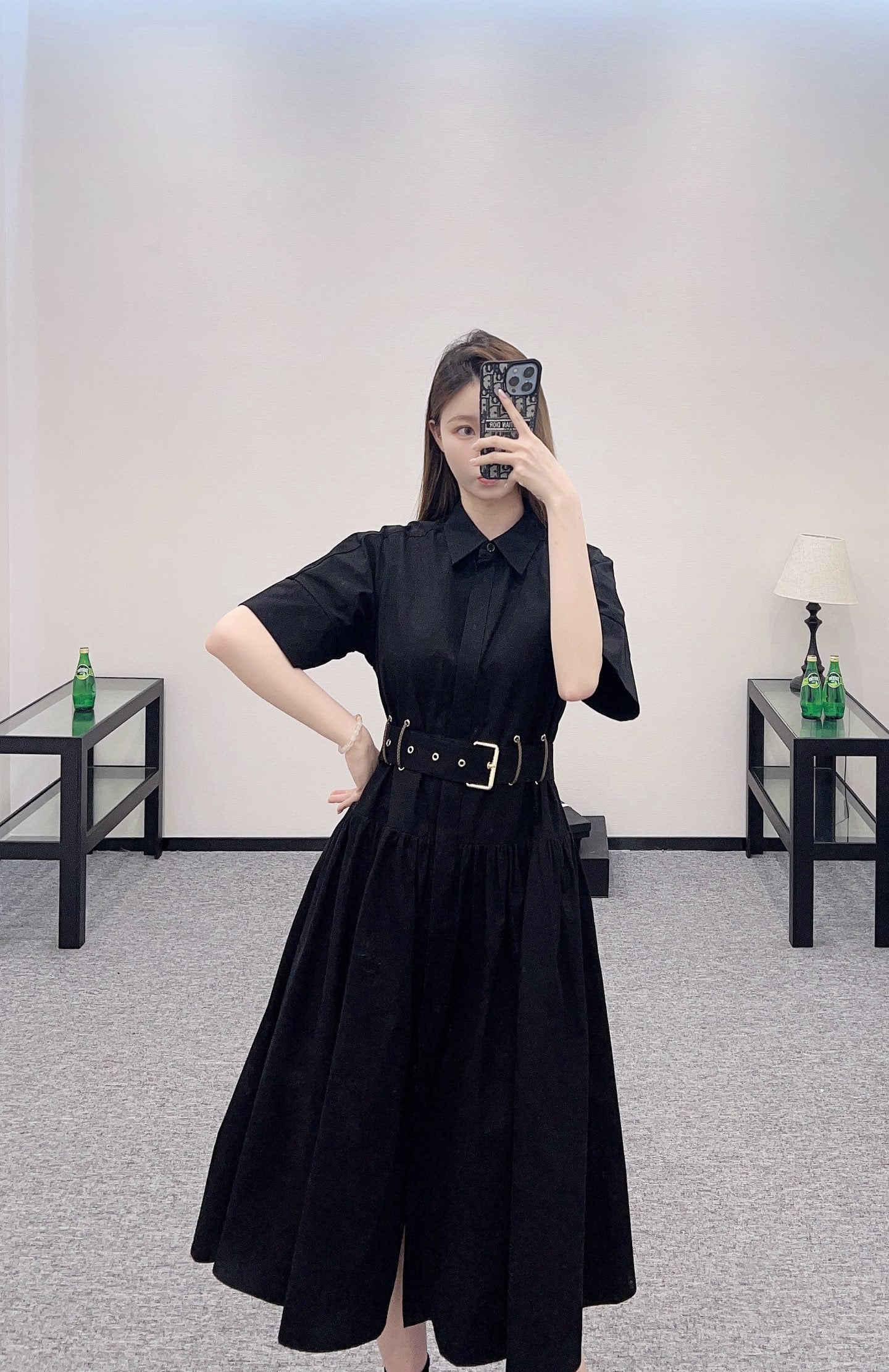 Louis *♥2025 new products Belt dress