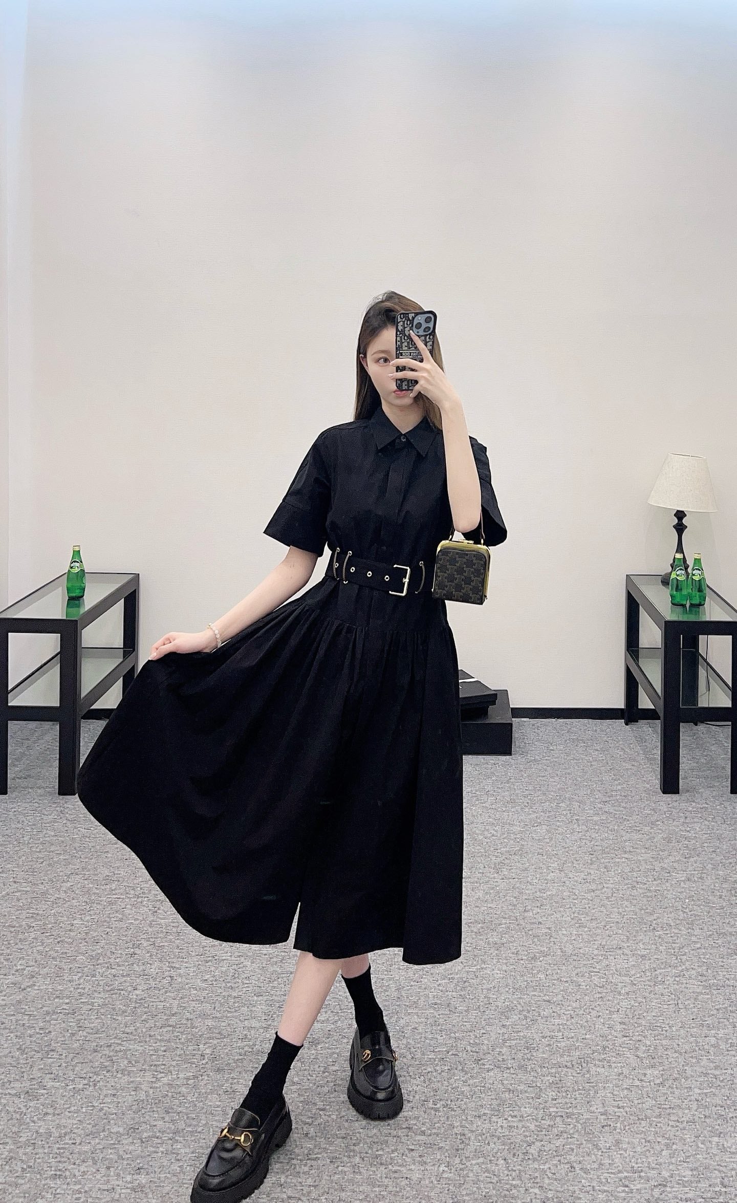 Louis *♥2025 new products Belt dress