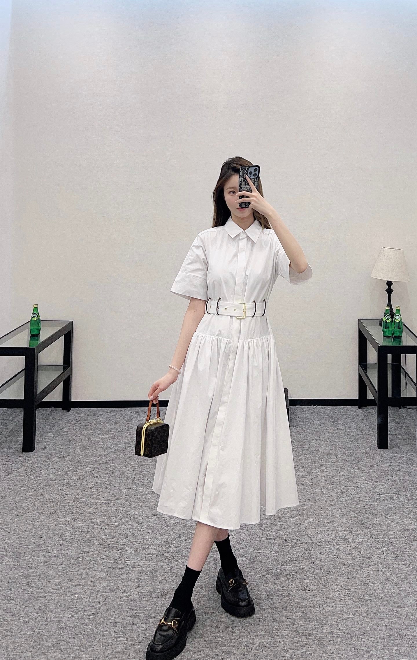 Louis *♥2025 new products Belt dress