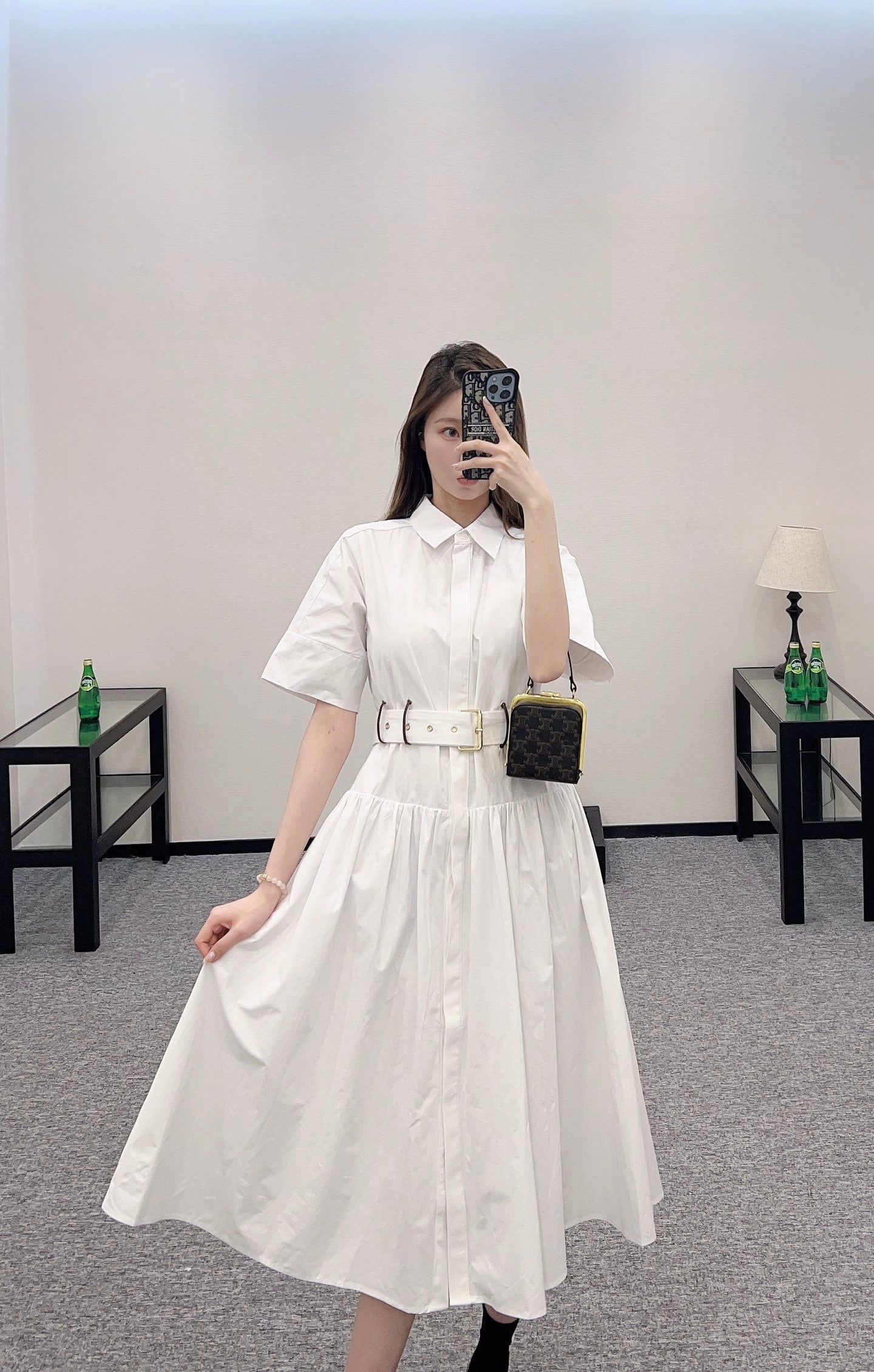 Louis *♥2025 new products Belt dress