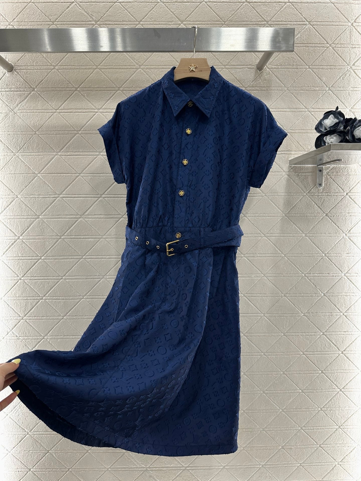 Louis*♥2025 new products Belt dress