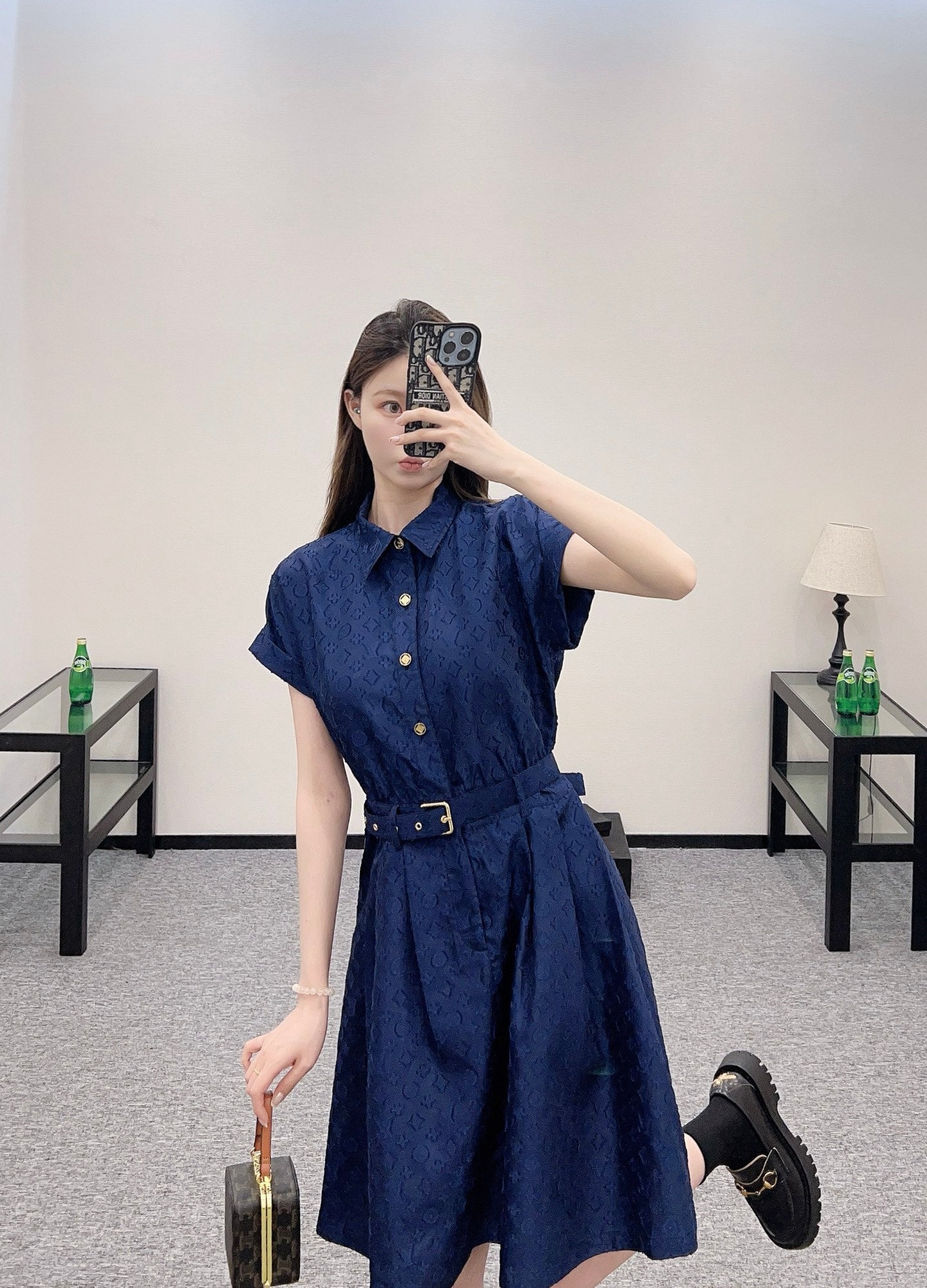 Louis*♥2025 new products Belt dress