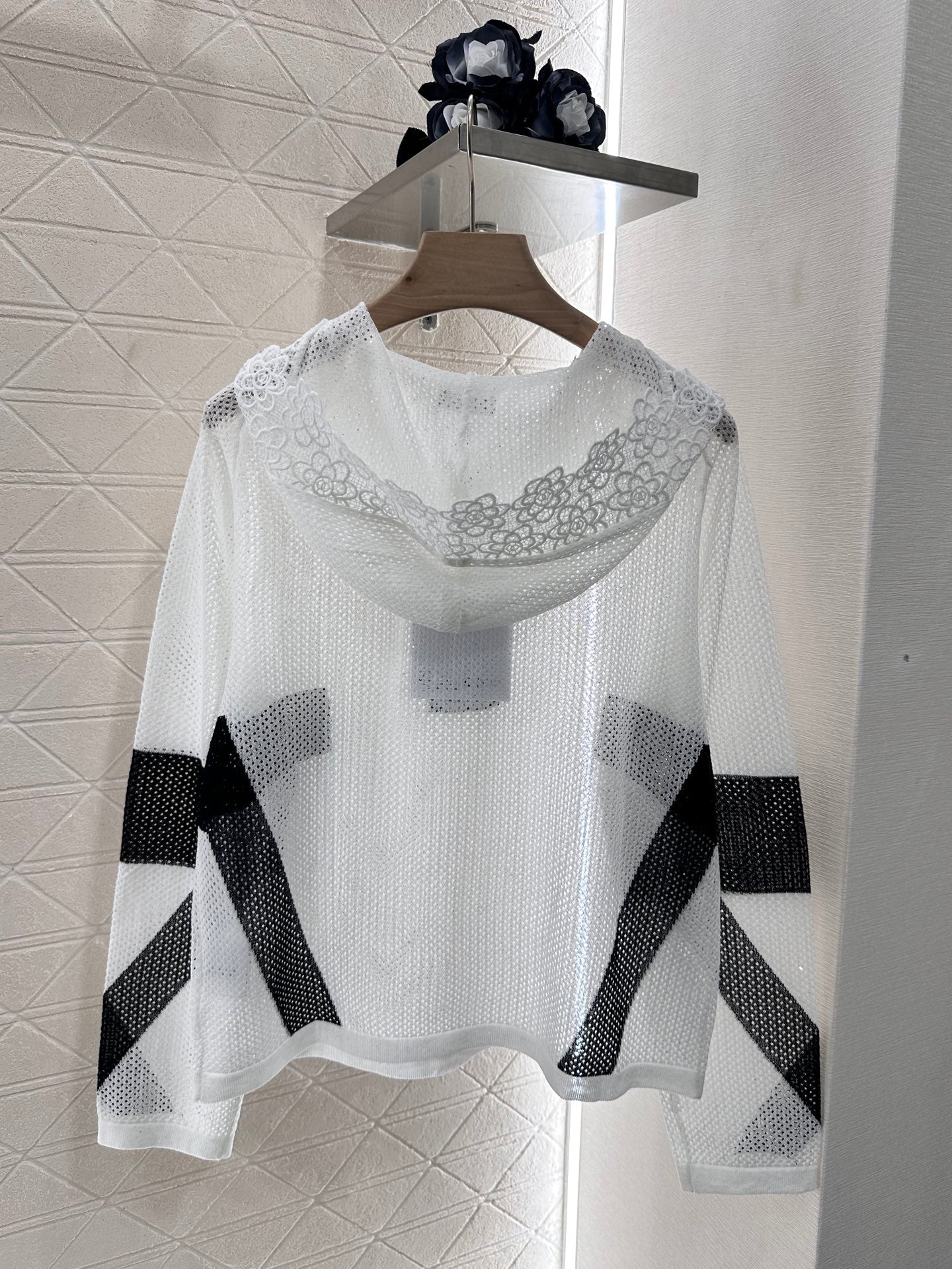 C*♥2025 new product Hollow knitted long sleeves